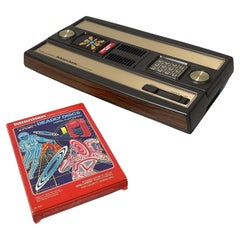 Usa console Intellivision and Tron deadly discs videogame by Mattel, 1980s