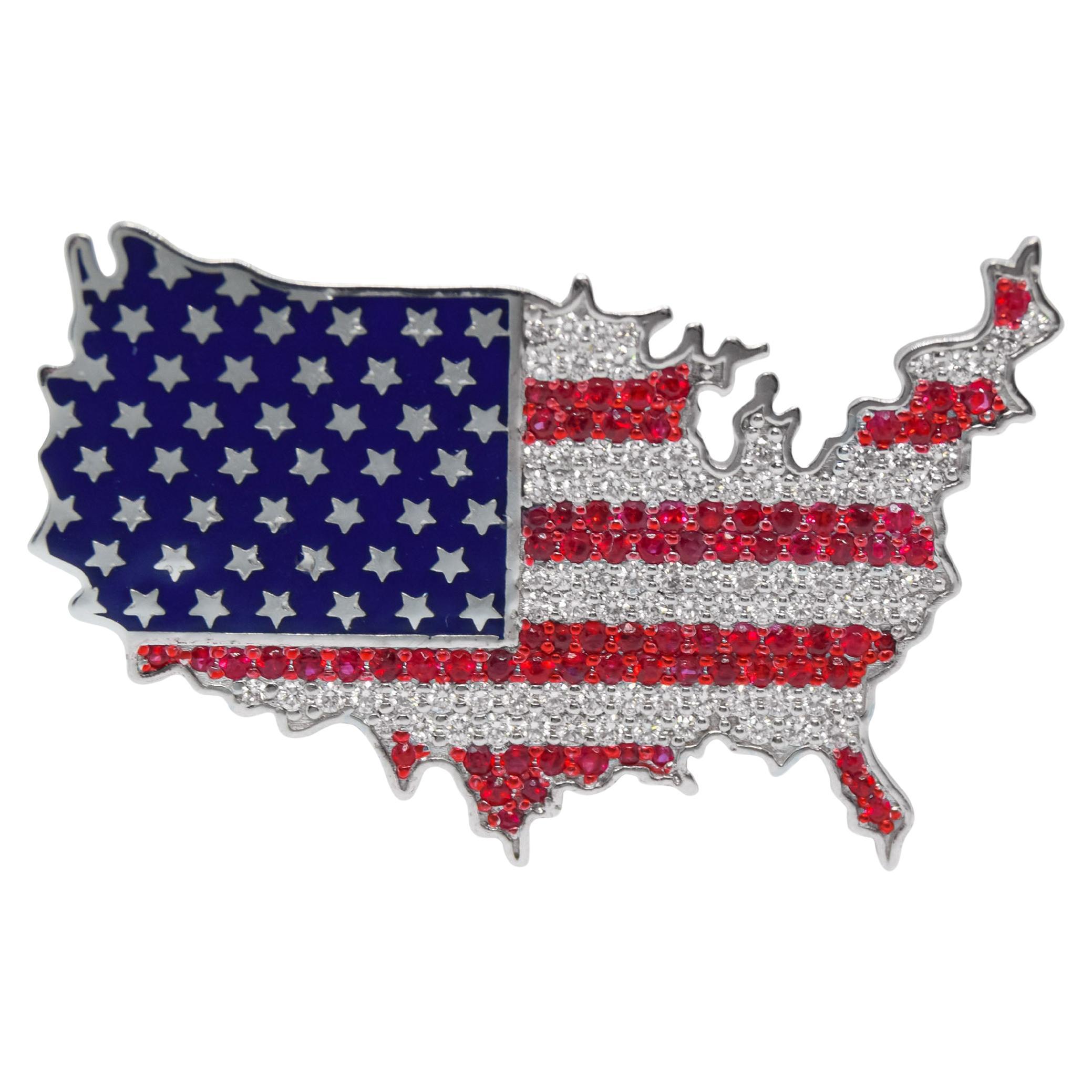 USA Flag Customized Bag Bijoux