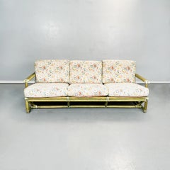 Usa Mid-Century Rattan Sofa by Levi for McGuire Company San Francisco, 1970s
