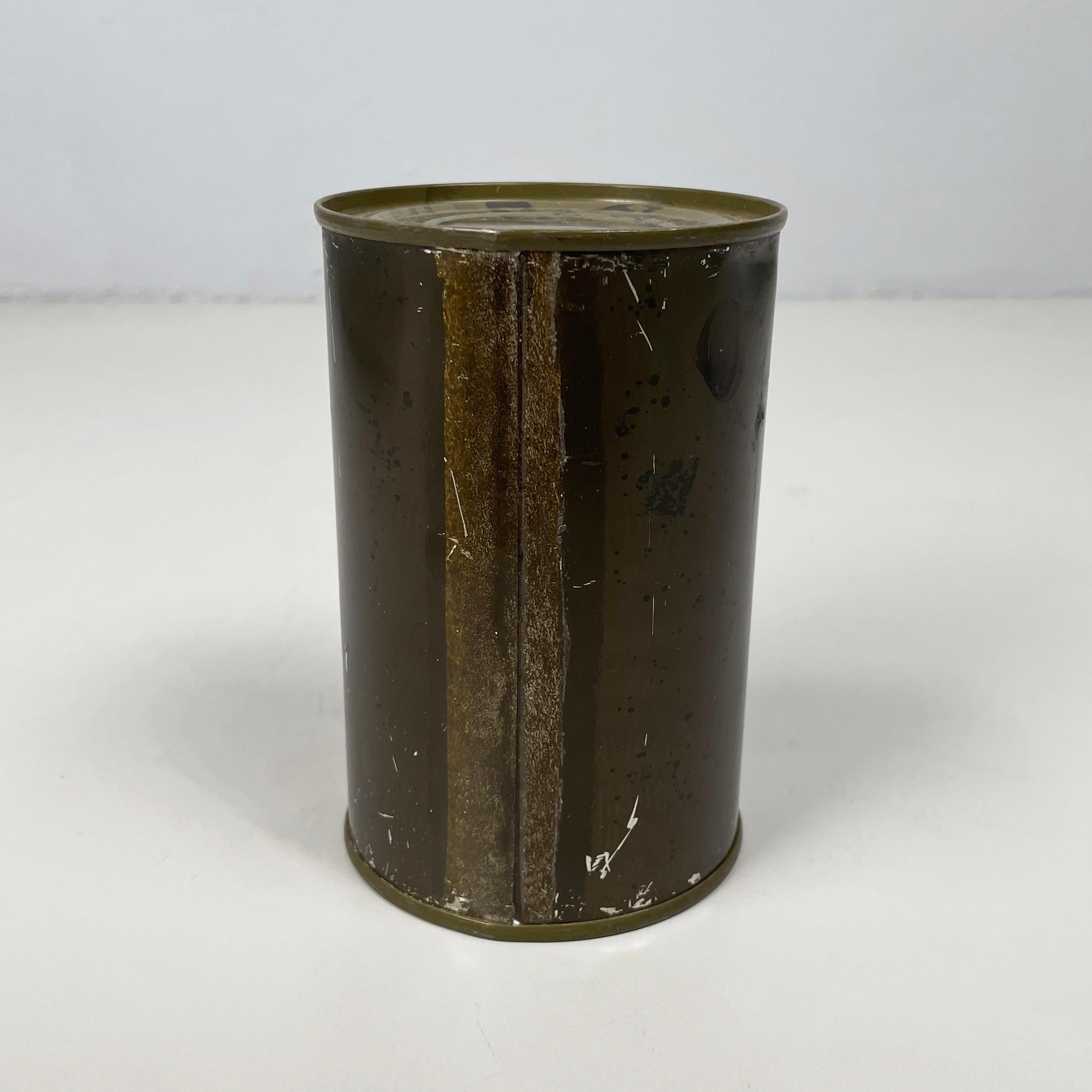 USA Military set with coffee can radio transceiver metal container, 1950-1990s 5