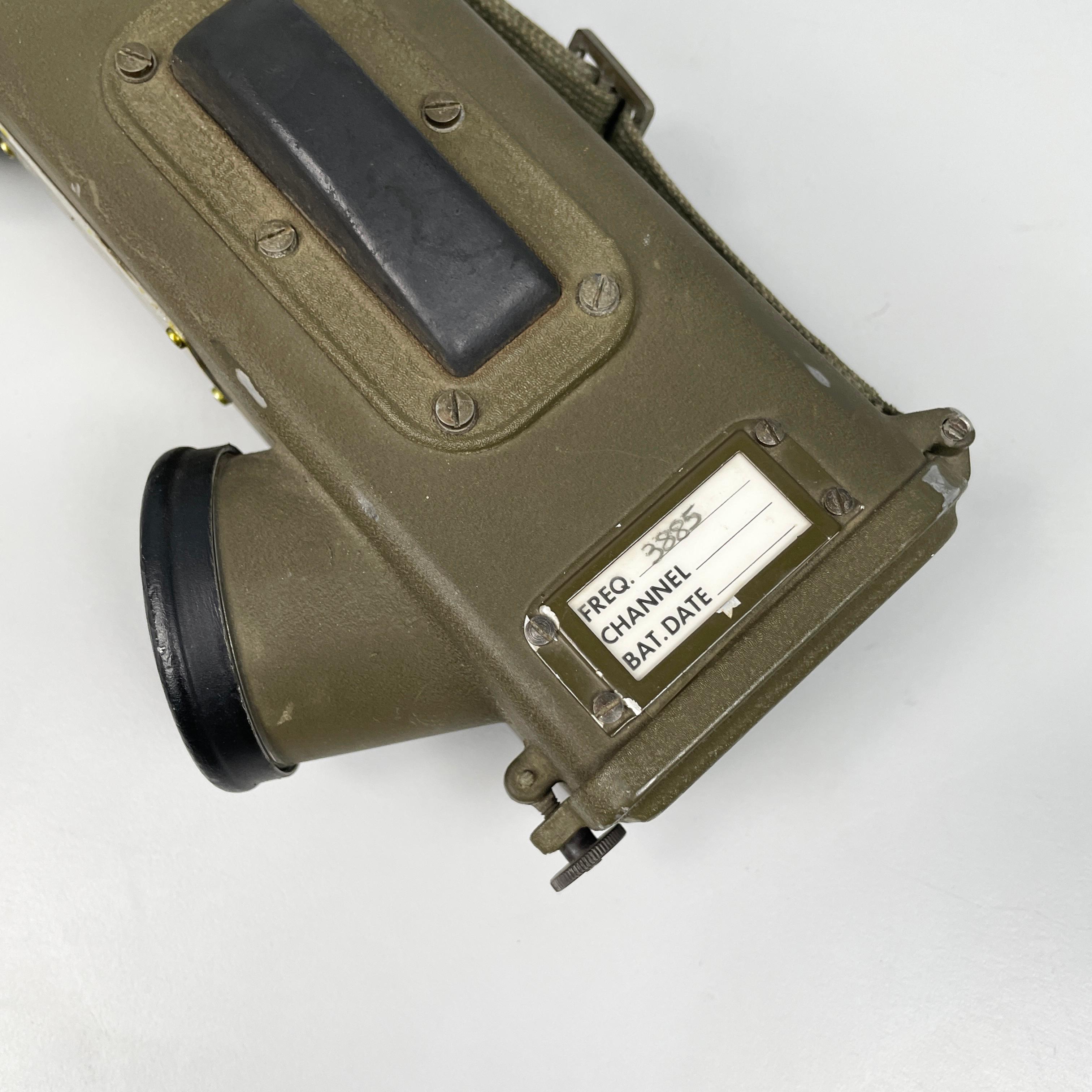 USA Military set with coffee can radio transceiver metal container, 1950-1990s 9
