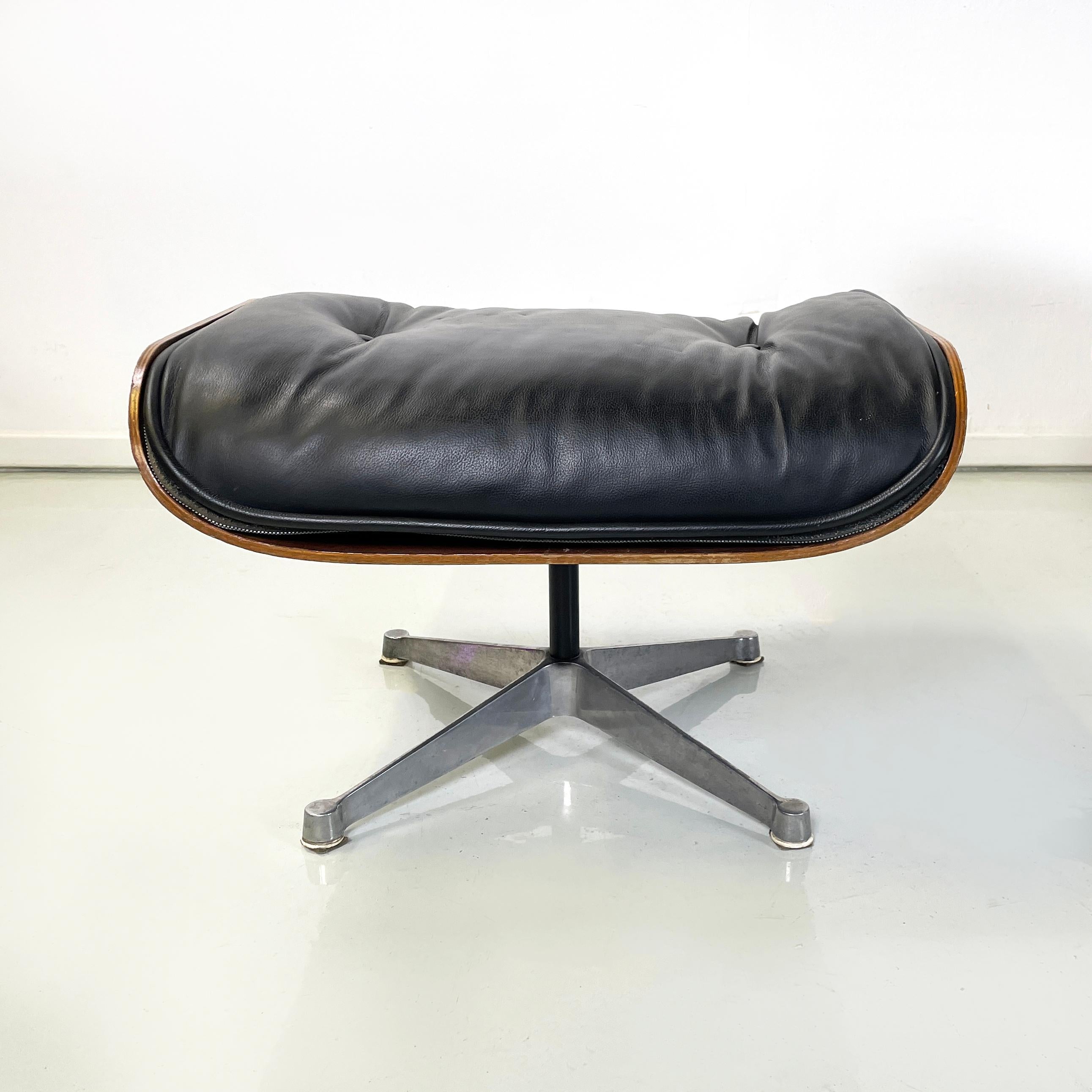 Usa modern Armchair and ottoman 670 671 by Eames for Herman Miller, 1970s 7