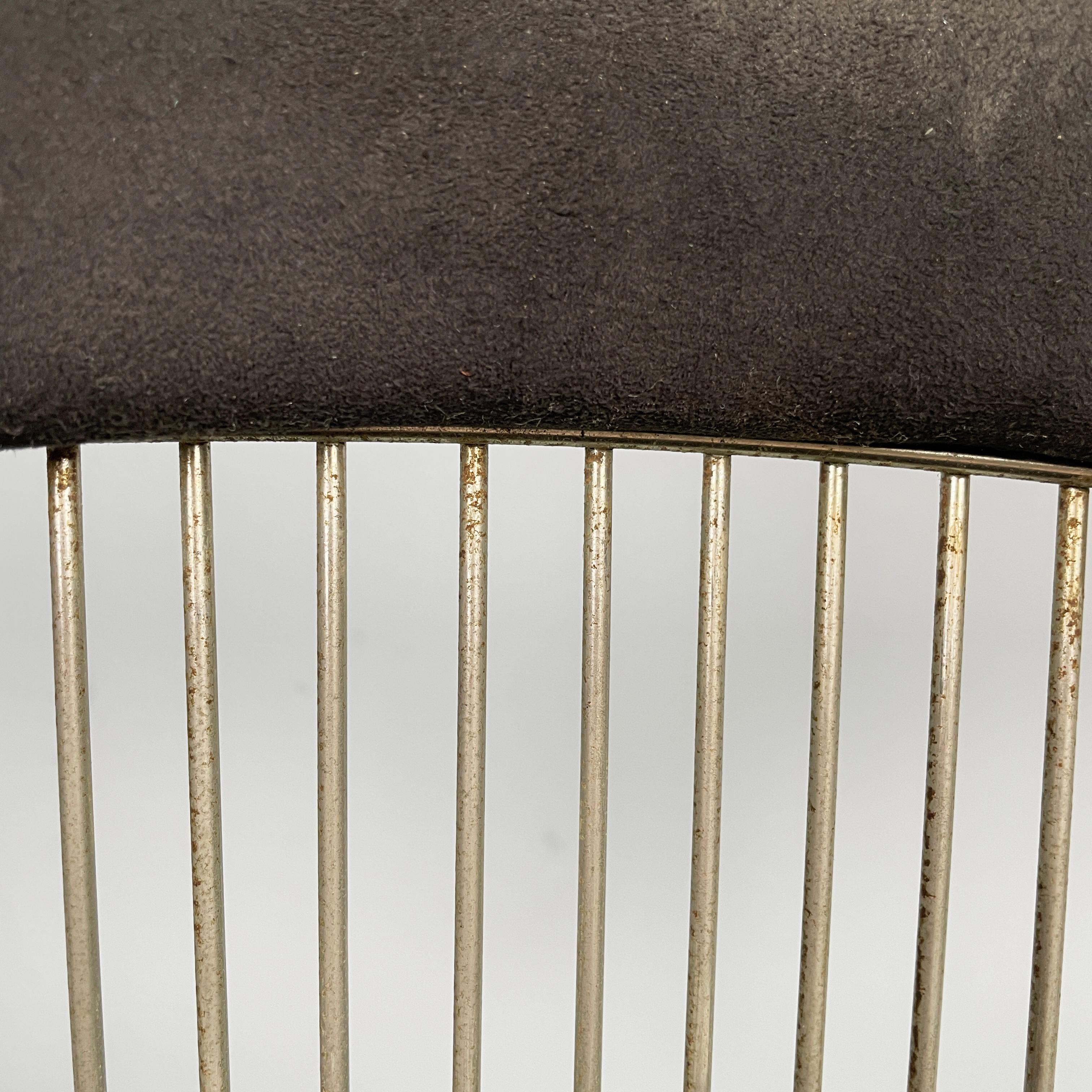 Usa modern Black fabric metal Cockcit chairs by Warren Platner for Knoll, 1970s For Sale 3