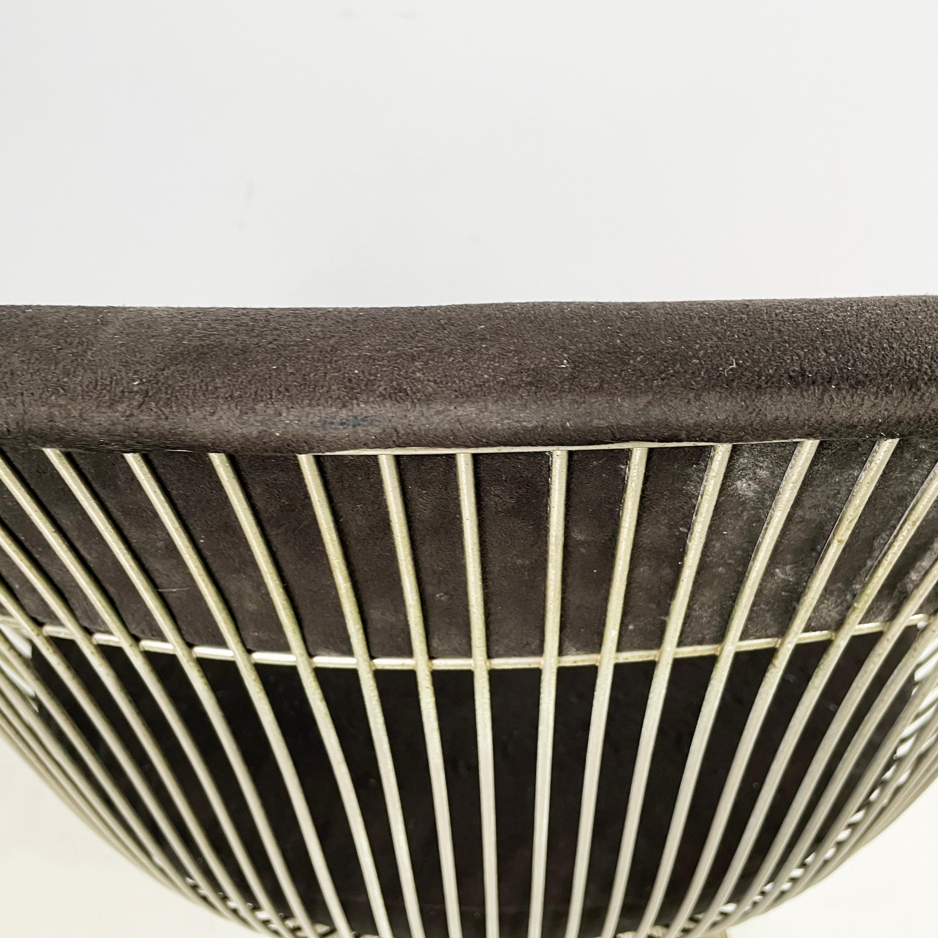 Usa modern Black fabric metal Cockcit chairs by Warren Platner for Knoll, 1970s For Sale 6