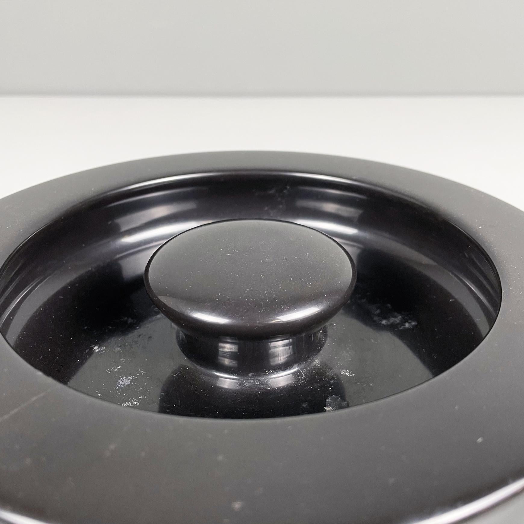 USA Modern Black Marble Ashtray 8532 by Angelo Mangiarotti for Knoll, 1970s In Good Condition For Sale In MIlano, IT