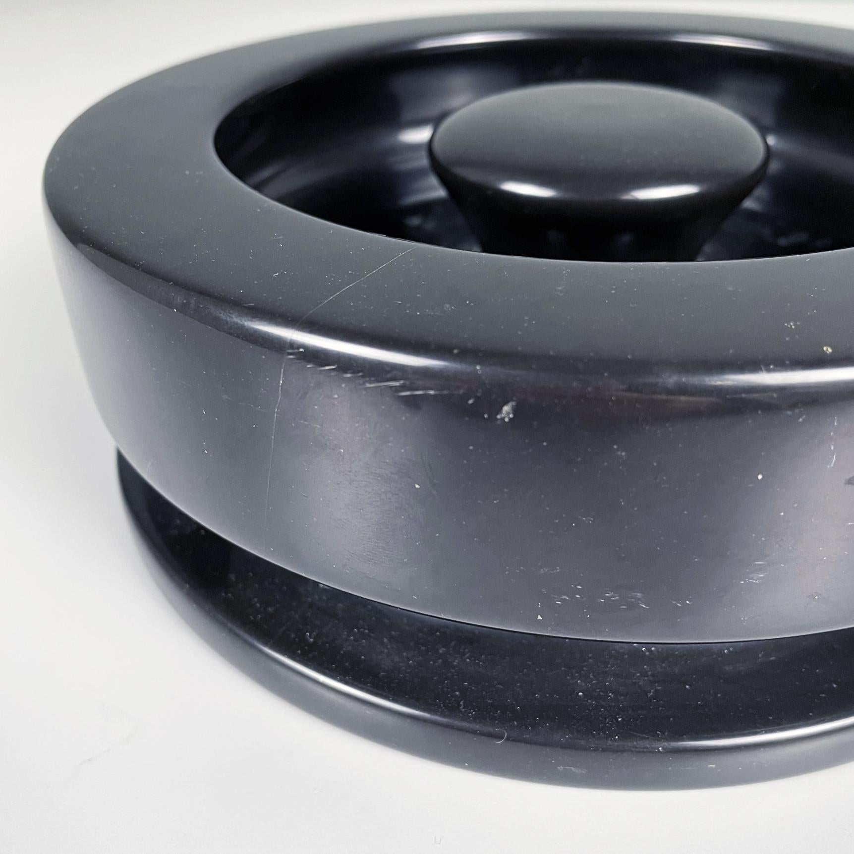 Late 20th Century USA Modern Black Marble Ashtray 8532 by Angelo Mangiarotti for Knoll, 1970s For Sale