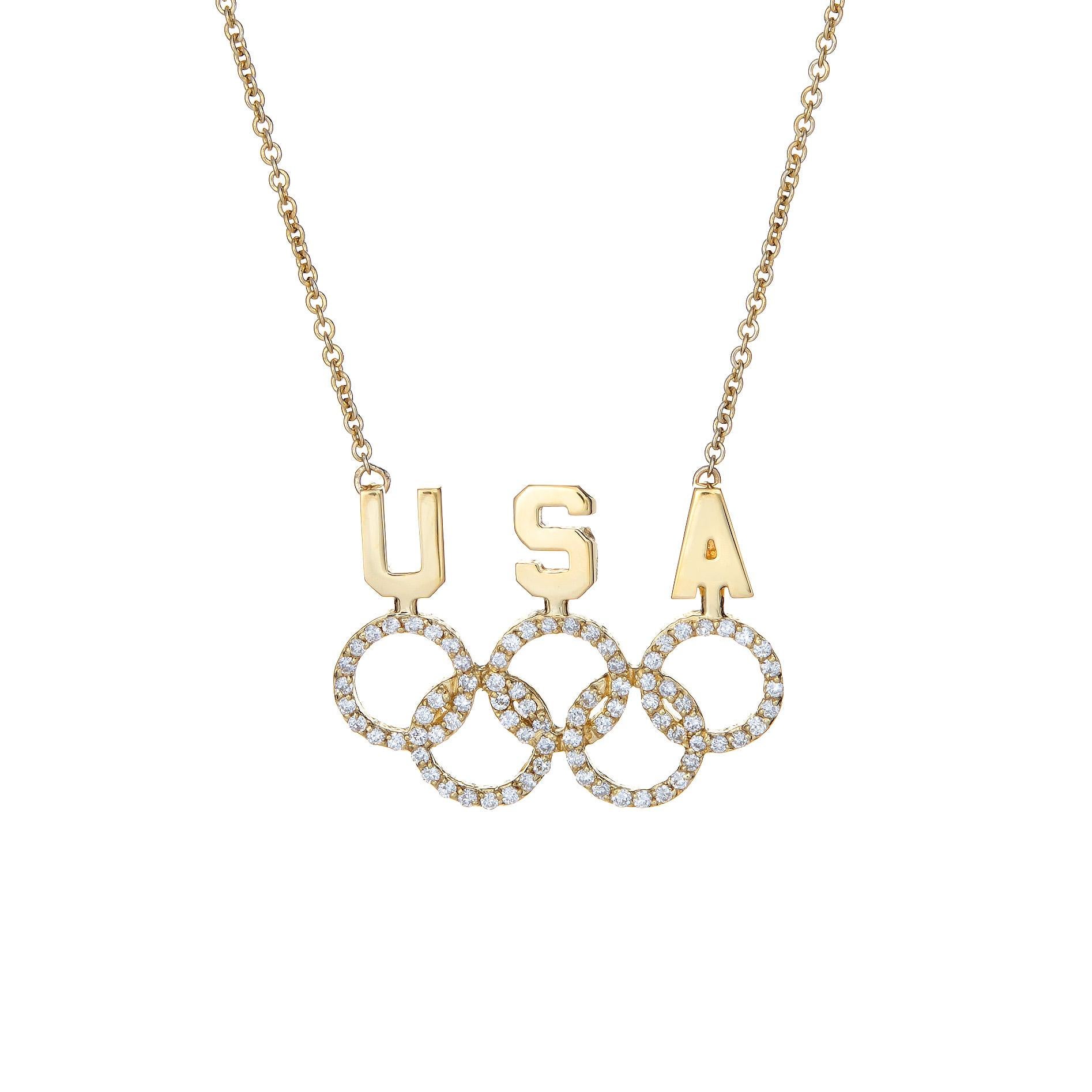 pendentif anneaux olympiques