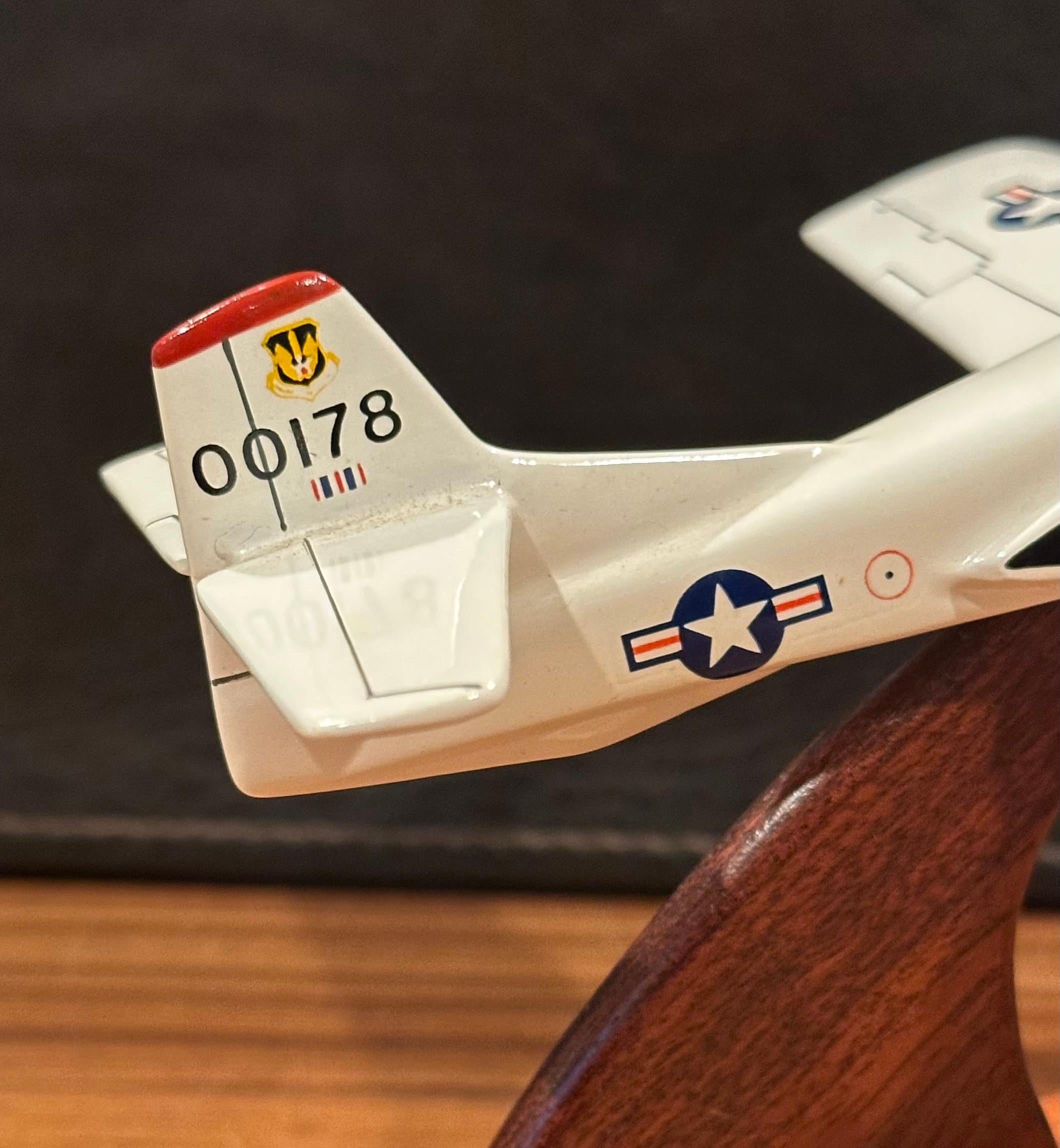 U.S.A.F. North American Cessna T-37 Tweet Airplane / Contractor Desk Model For Sale 6