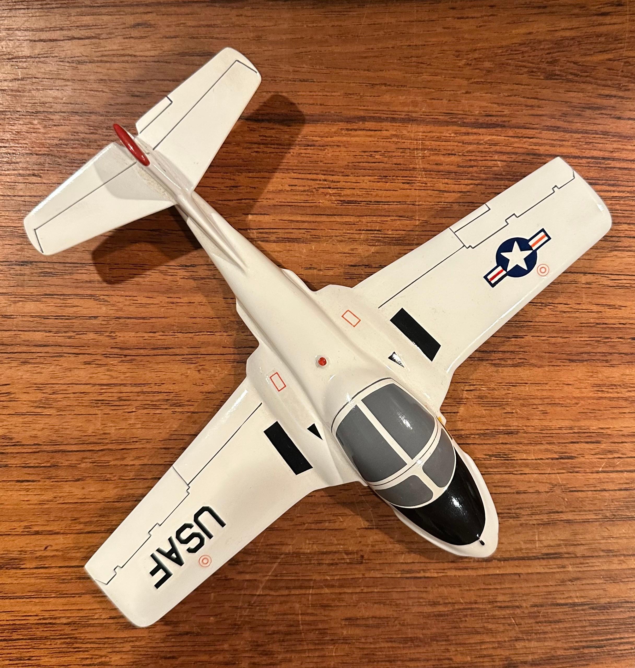 U.S.A.F. North American Cessna T-37 Tweet Airplane / Contractor Desk Model For Sale 9