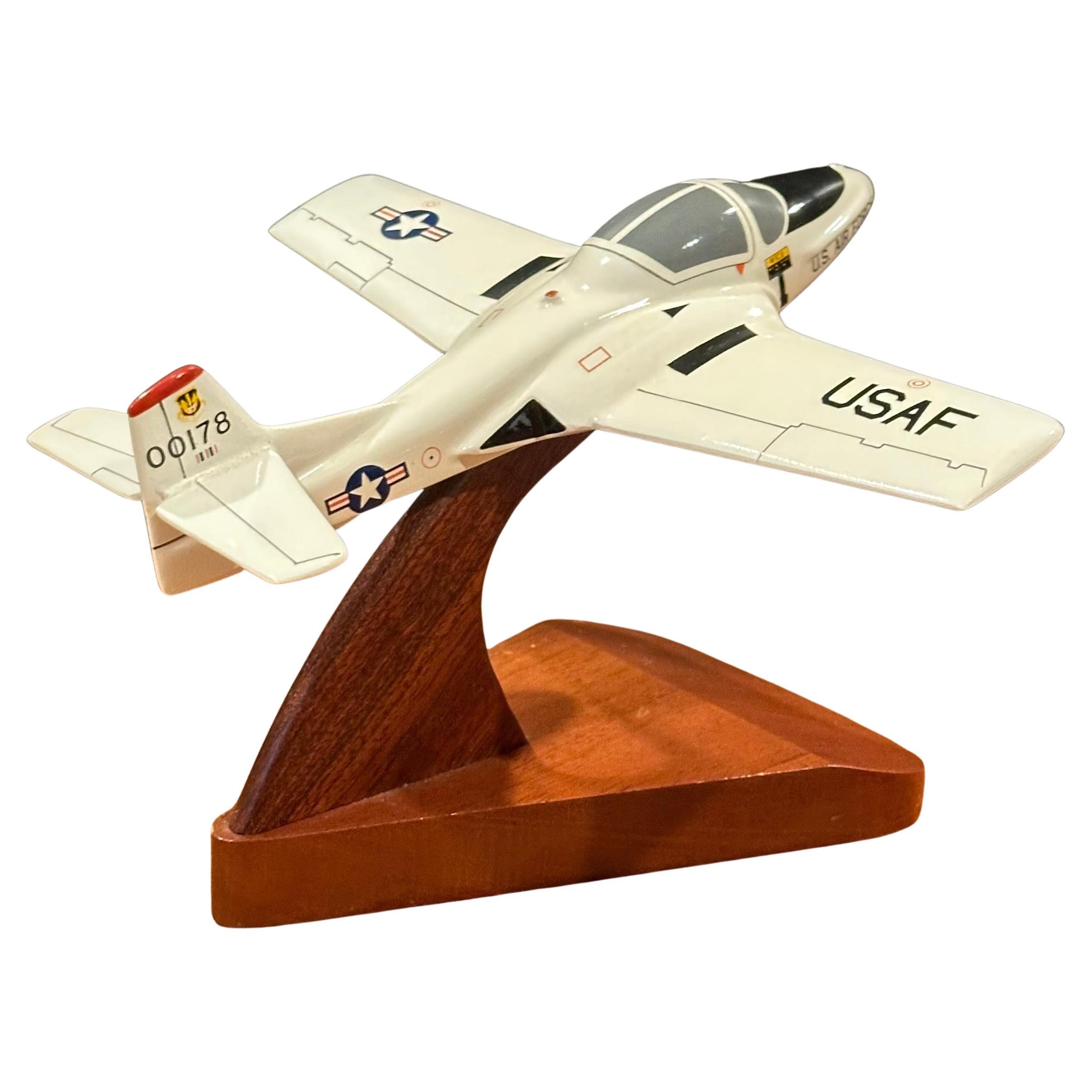 U.S.A.F. North American Cessna T-37 Tweet Airplane / Contractor Desk Model For Sale 12