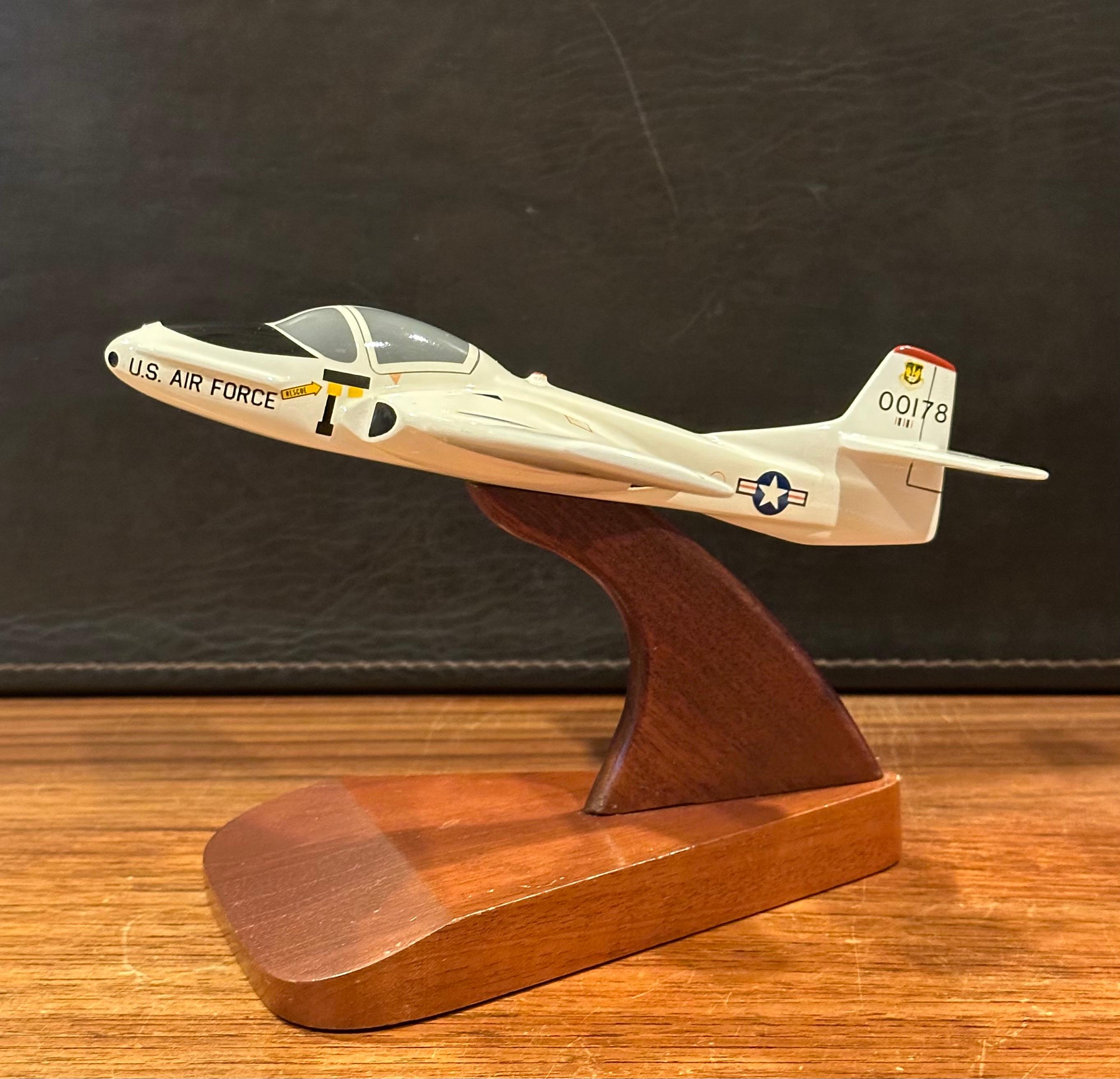 U.S.A.F. North American Cessna T-37 Tweet Airplane / Contractor Desk Model For Sale 1