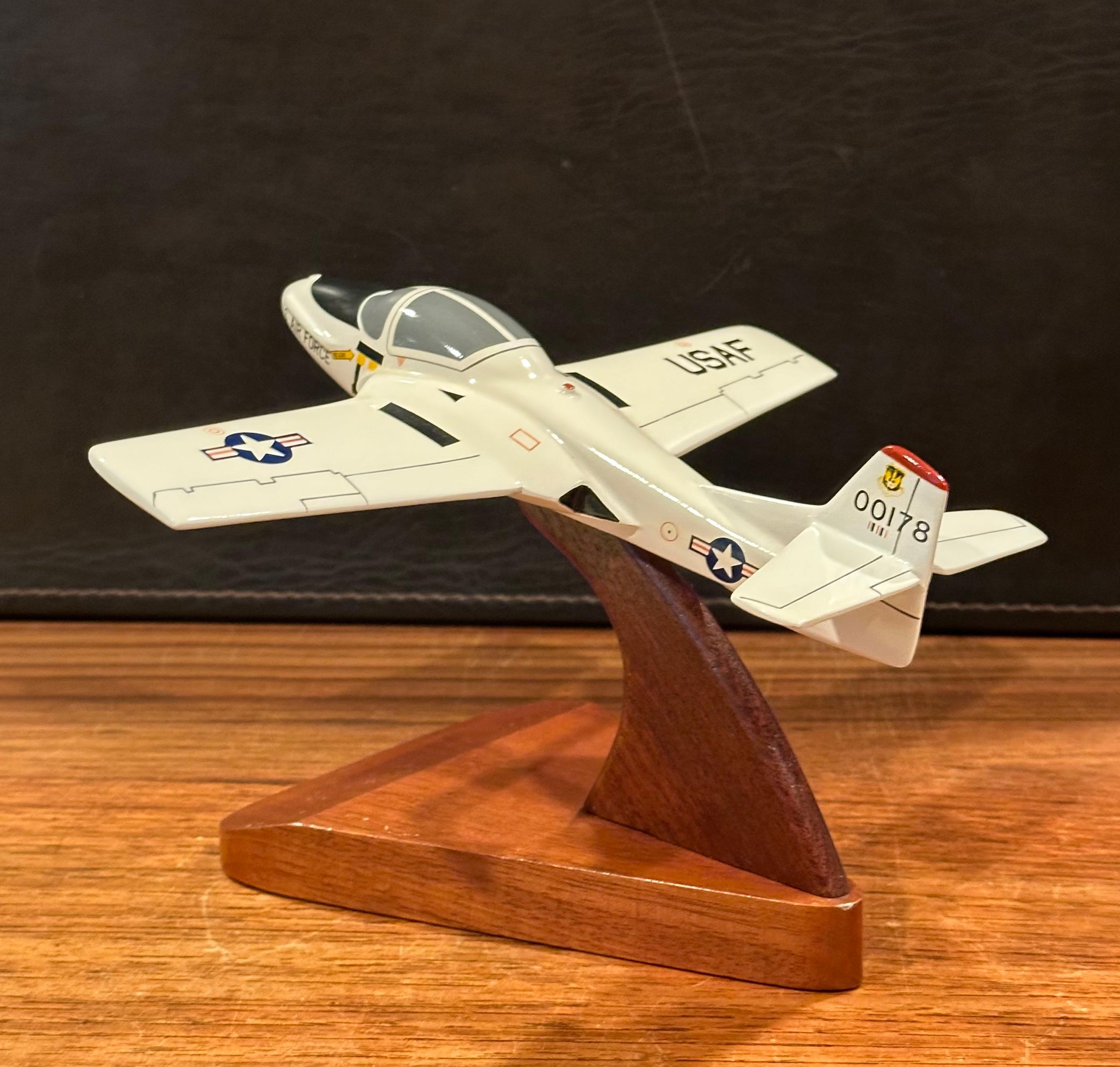 U.S.A.F. North American Cessna T-37 Tweet Airplane / Contractor Desk Model For Sale 2
