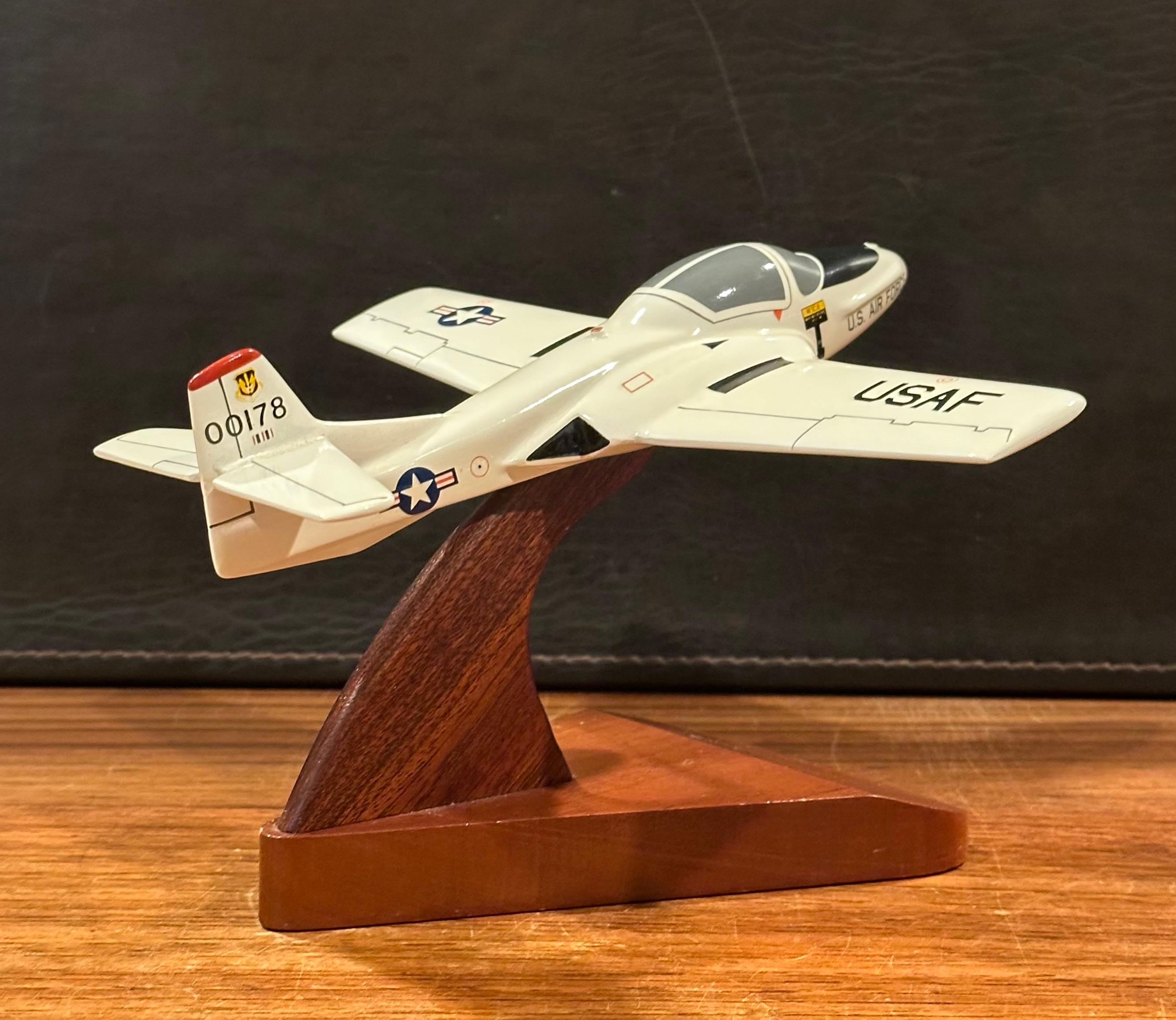 U.S.A.F. North American Cessna T-37 Tweet Airplane / Contractor Desk Model For Sale 3