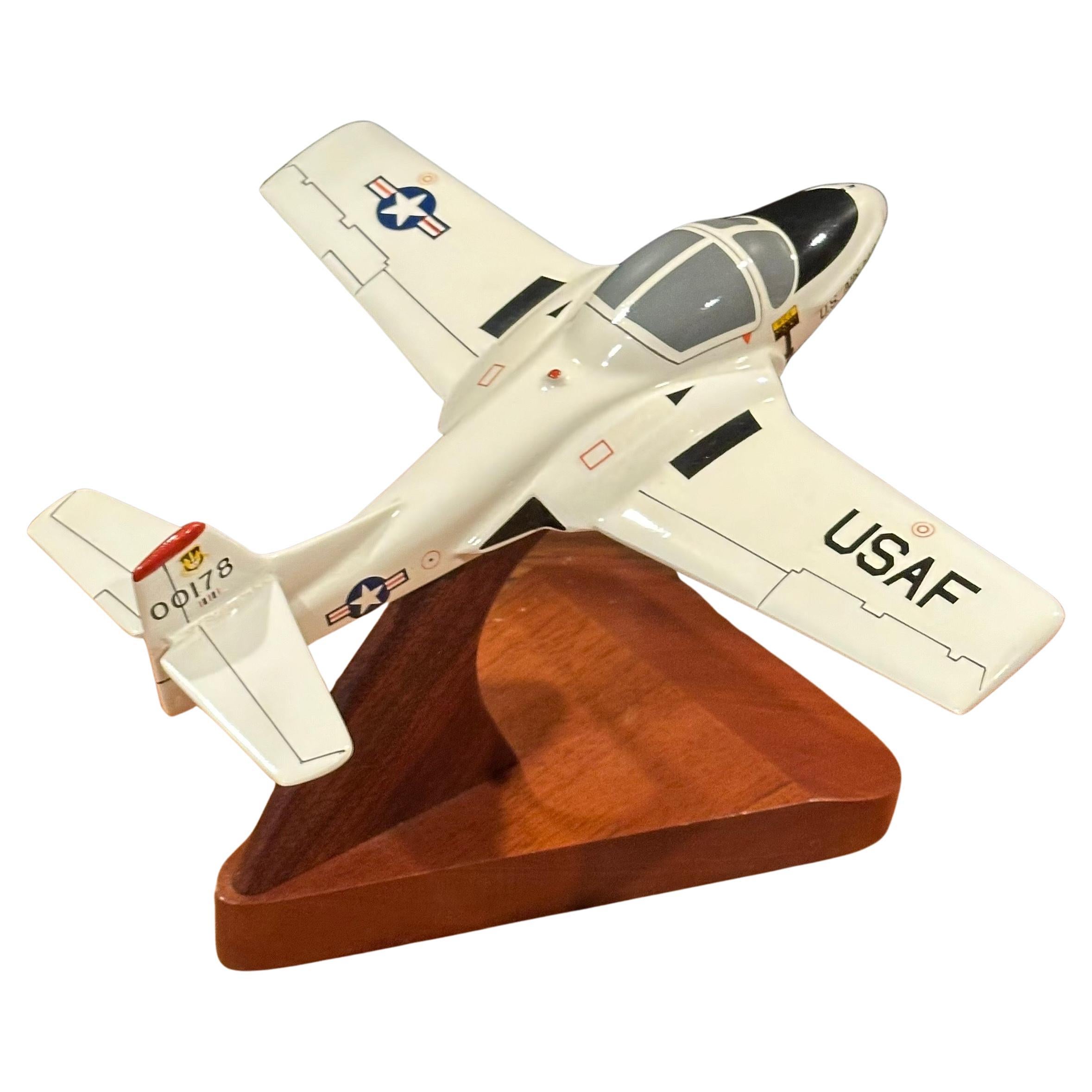 U.S.A.F. North American Cessna T-37 Tweet Airplane / Contractor Desk Model For Sale