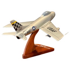U.S.A.F. North American F-86 Sabre Bomber / Airplane / Contractor Desk Model