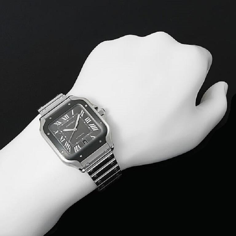 Used Cartier Santos de Cartier LM WSSA0037 Men's Watch - Elegant & Timeless 1