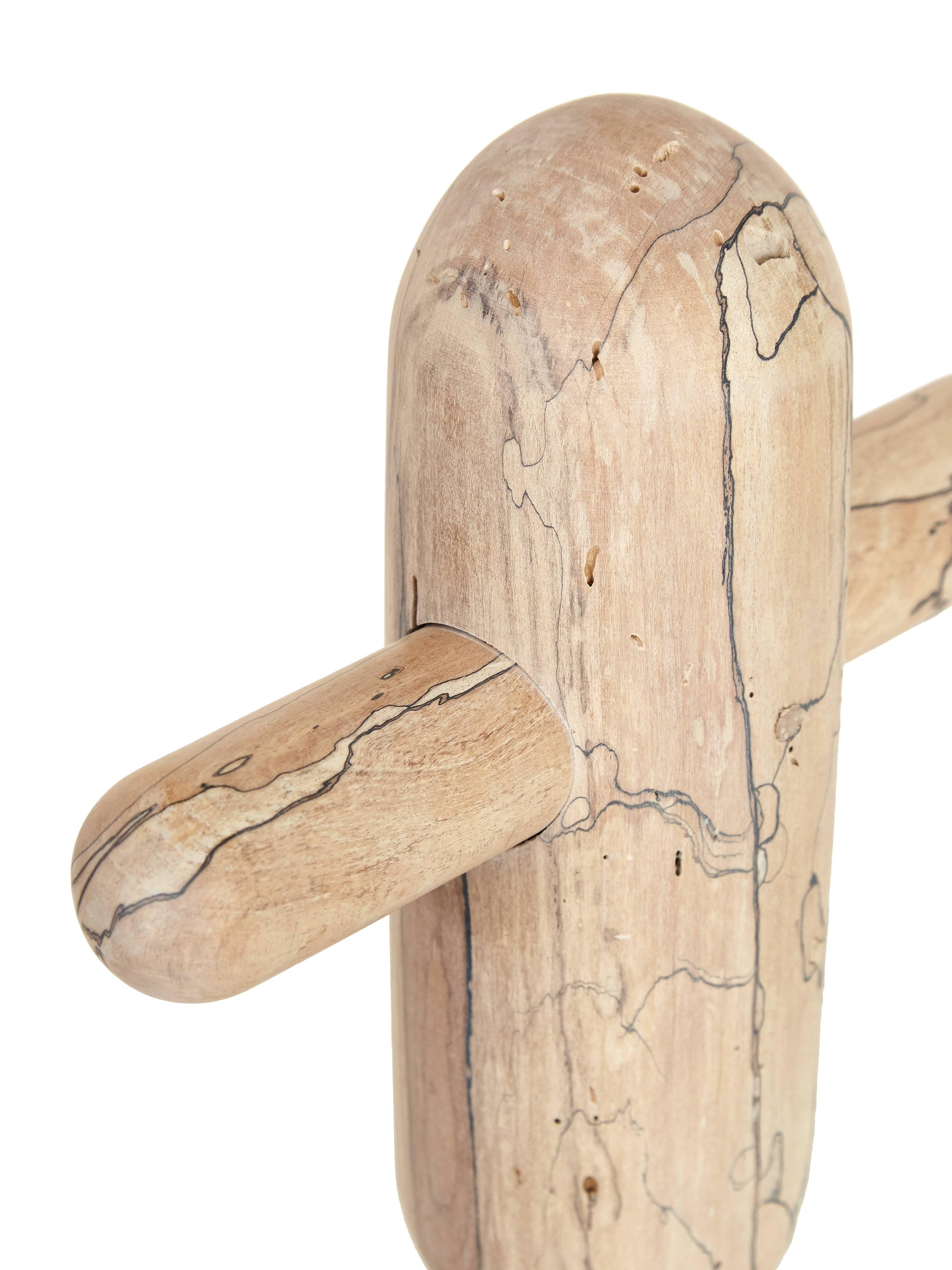 Post-Modern Useful/ Useless Spalted Maple Sculpture by Hamilton Holmes For Sale