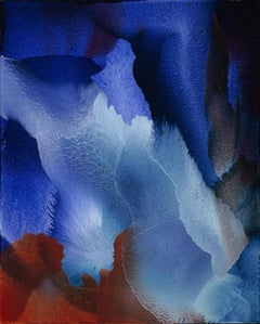 Just Like Blue Sapphire 01 - Peinture abstraite douce