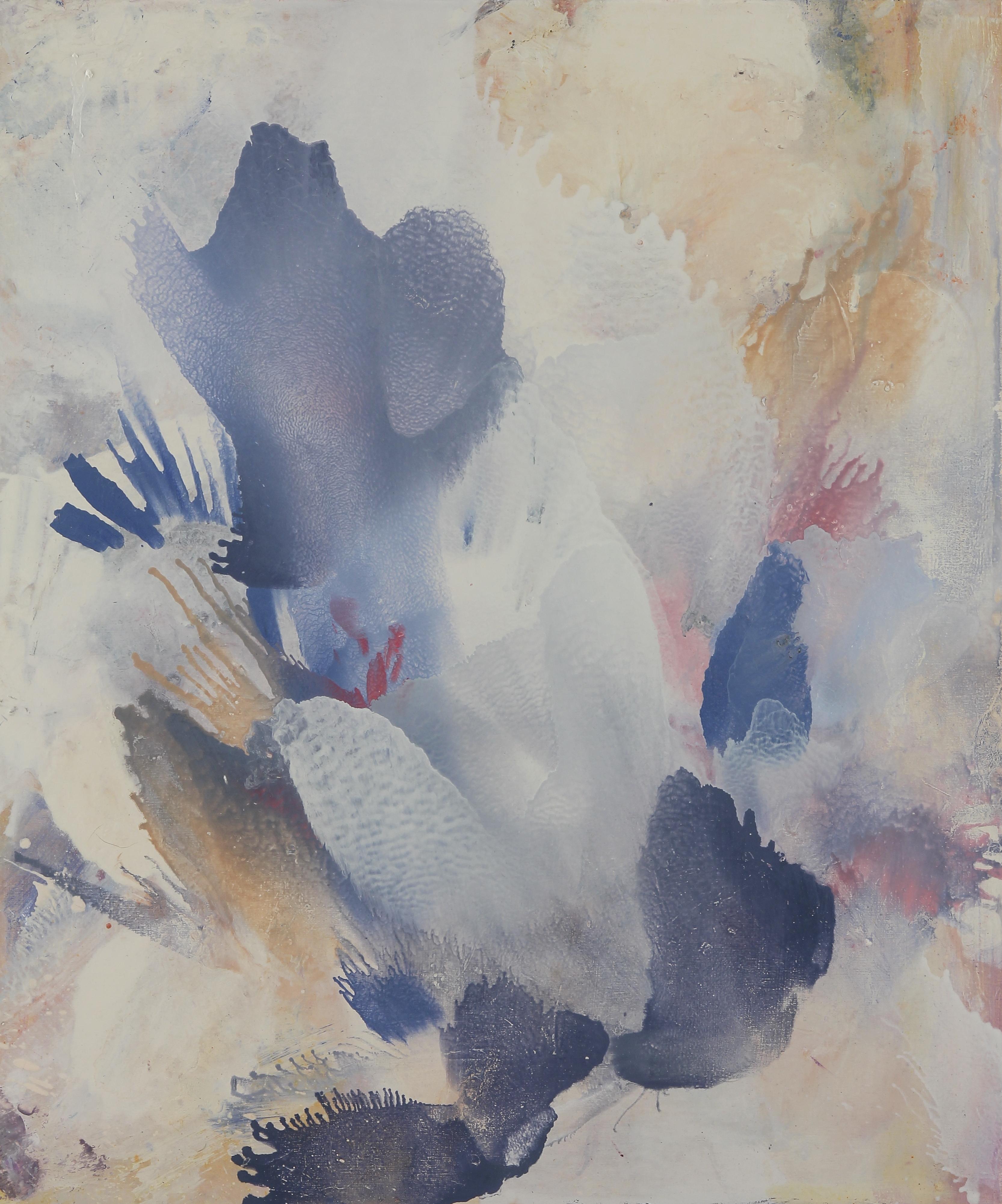Usha Shukla Abstract Painting - Sunshine Blue