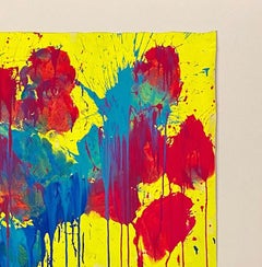 "Sparrow, " Acrylic Paint on Canvas - Abstract Boxing Painting