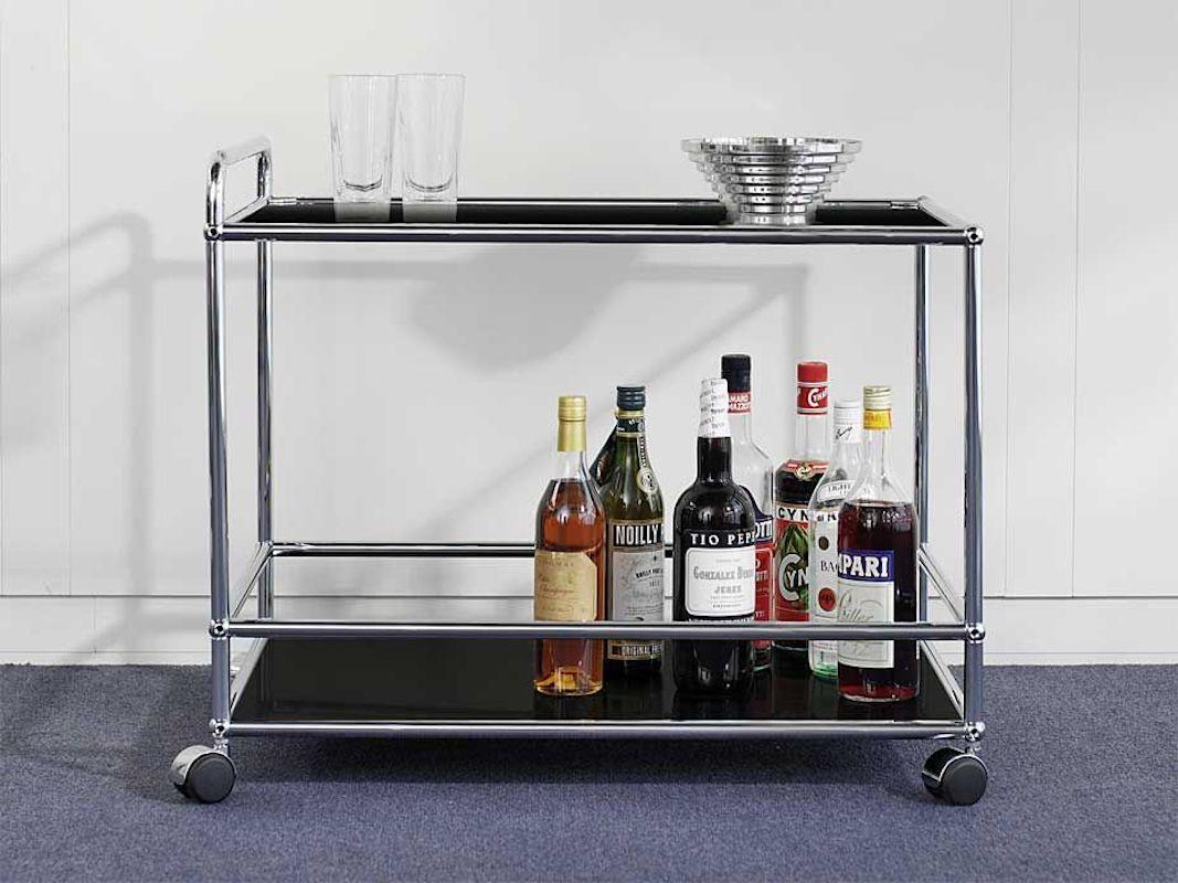 Contemporary USM Bar Cart Available in 5 Different Color Options For Sale
