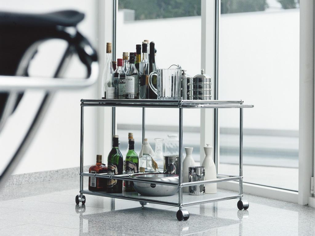 Steel USM Bar Cart Available in 5 Different Color Options For Sale