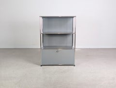 USM Haller Anrichte Fritz Haller 3x1 mittelgrau Design Kommode