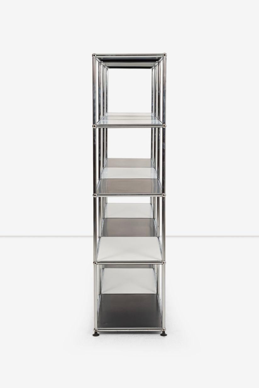 USM Haller Bookshelf by Fritz Haller Switzerland 1960 In Good Condition In Chicago, IL