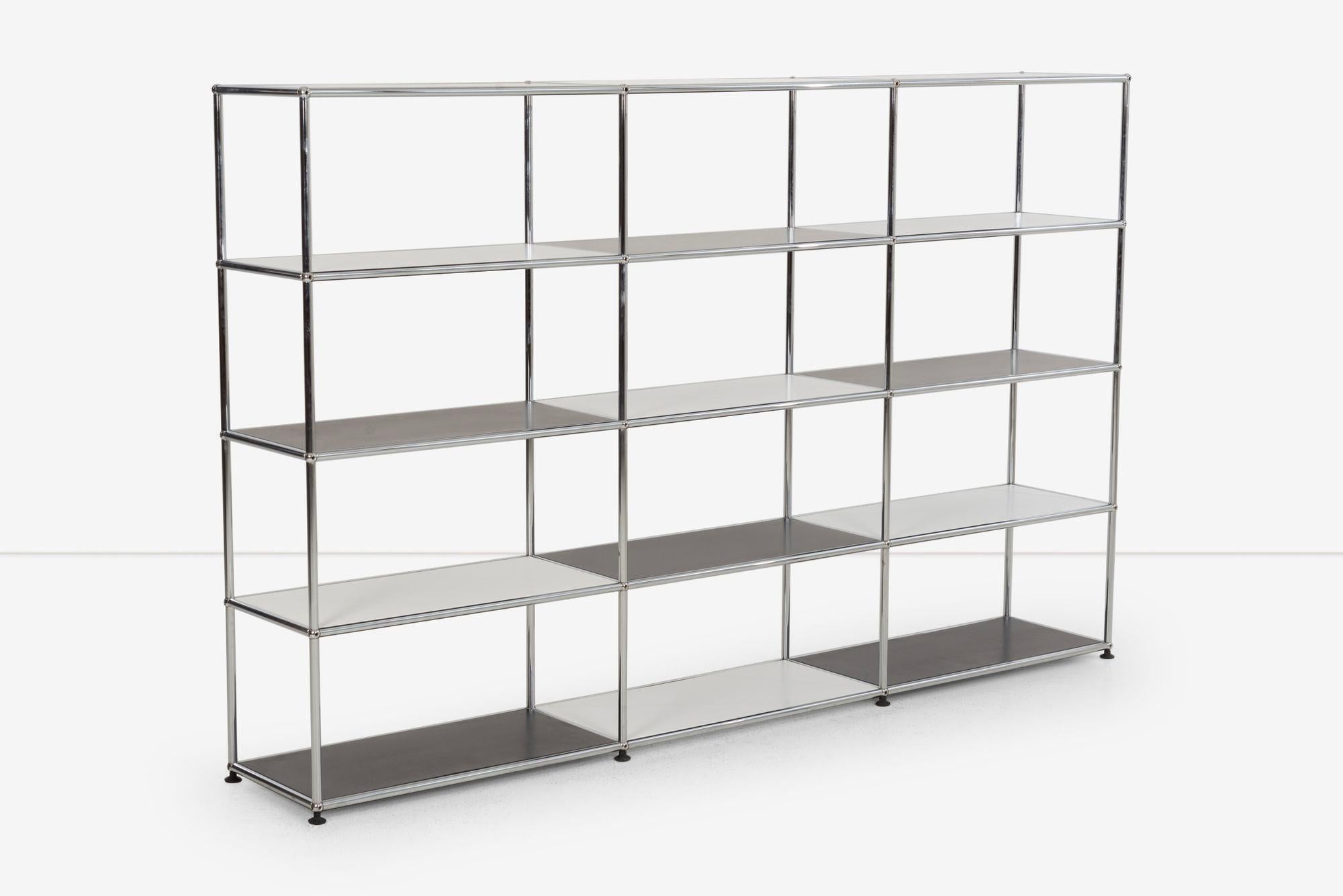Metal USM Haller Bookshelf by Fritz Haller Switzerland 1960