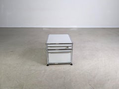 USM Haller Bürocontainer Büroschrank Design weiß klein Fritz