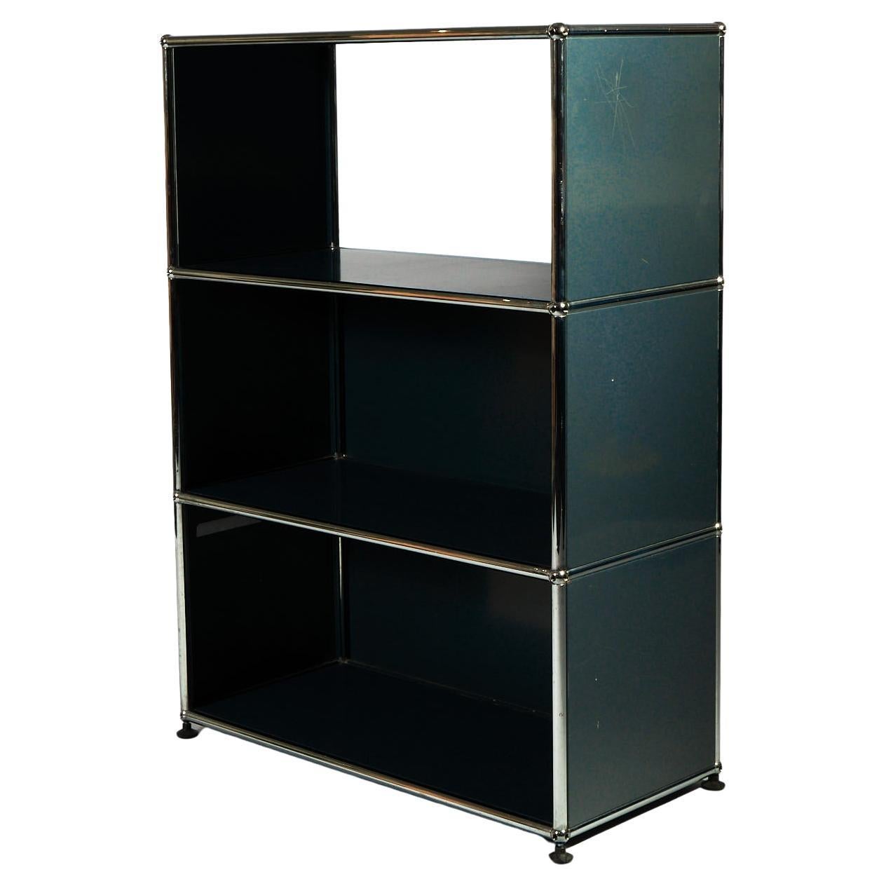USM Haller Cabinet from the 1980's in Chromed steel, made in Germany