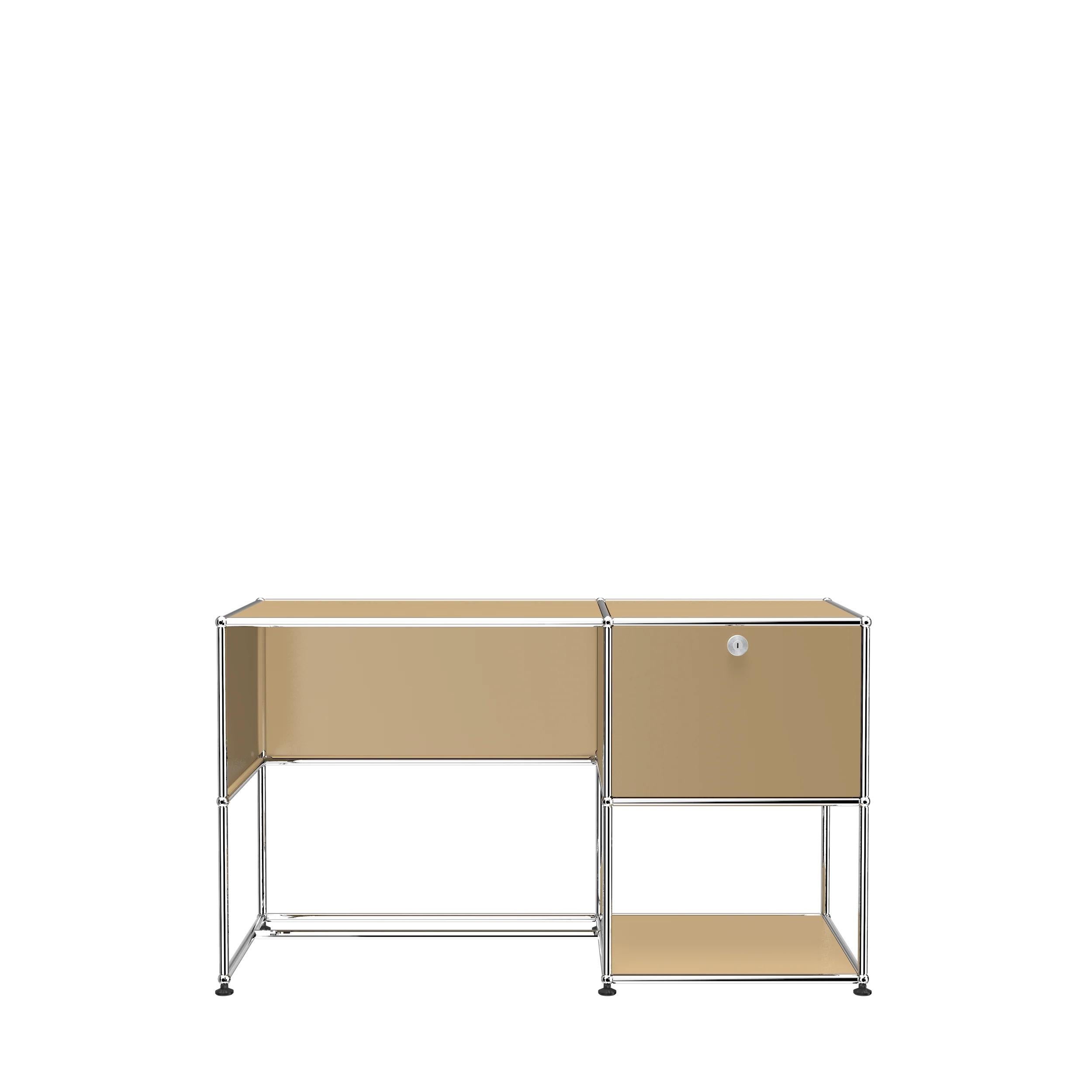 Steel USM Haller Custom Desk Unit 'A' Designed by Fritz Haller and Paul Schaerer For Sale