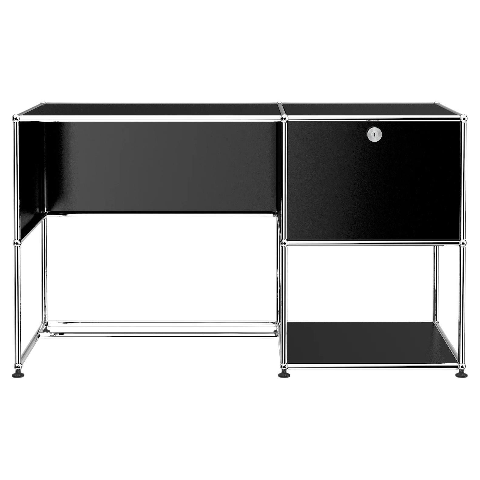 USM Haller, maßgefertigter Schreibtischschrank (A), entworfen von Fritz Haller und Paul Schaerer im Angebot