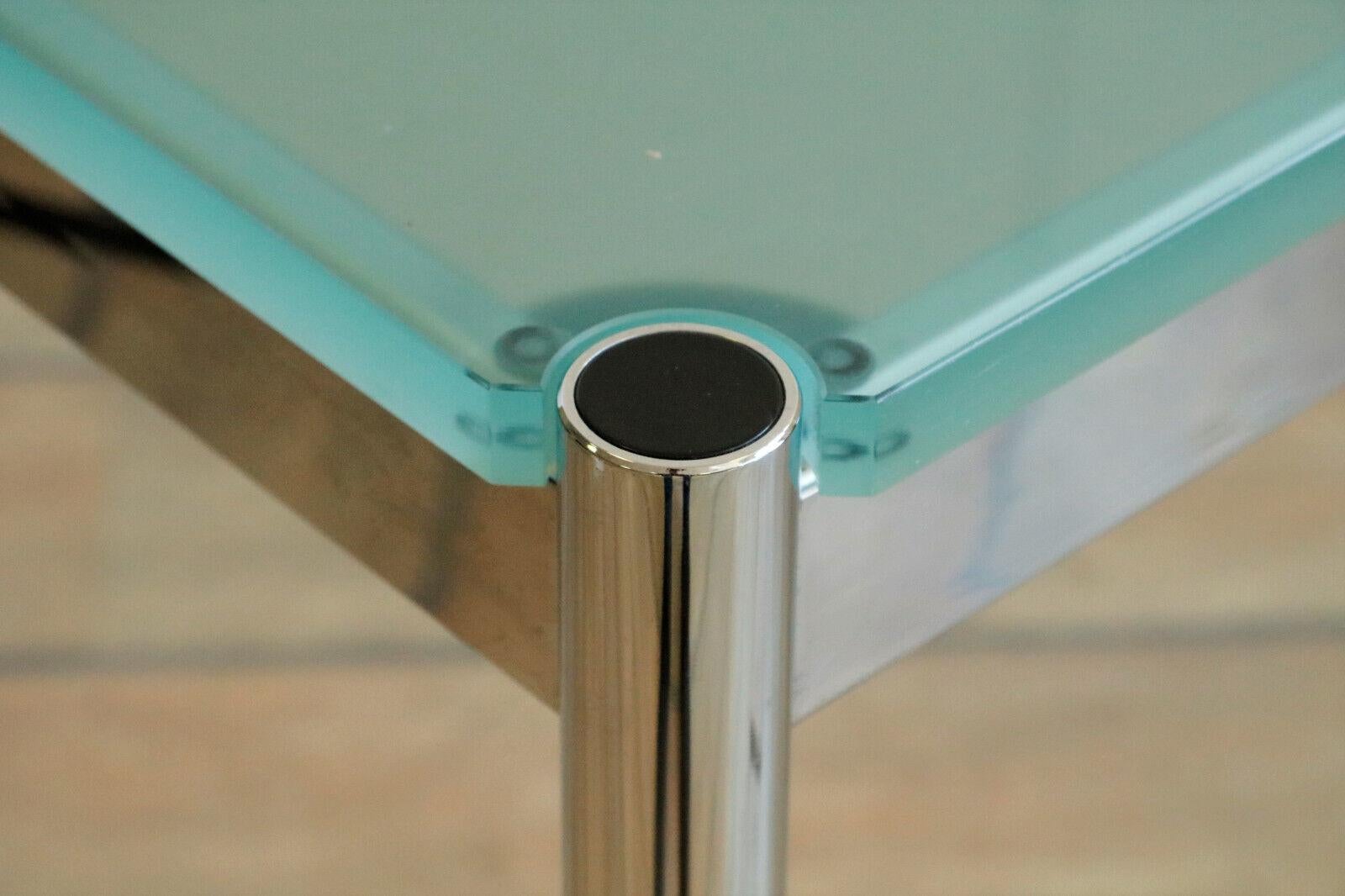 Swiss USM Haller Glass Table For Sale
