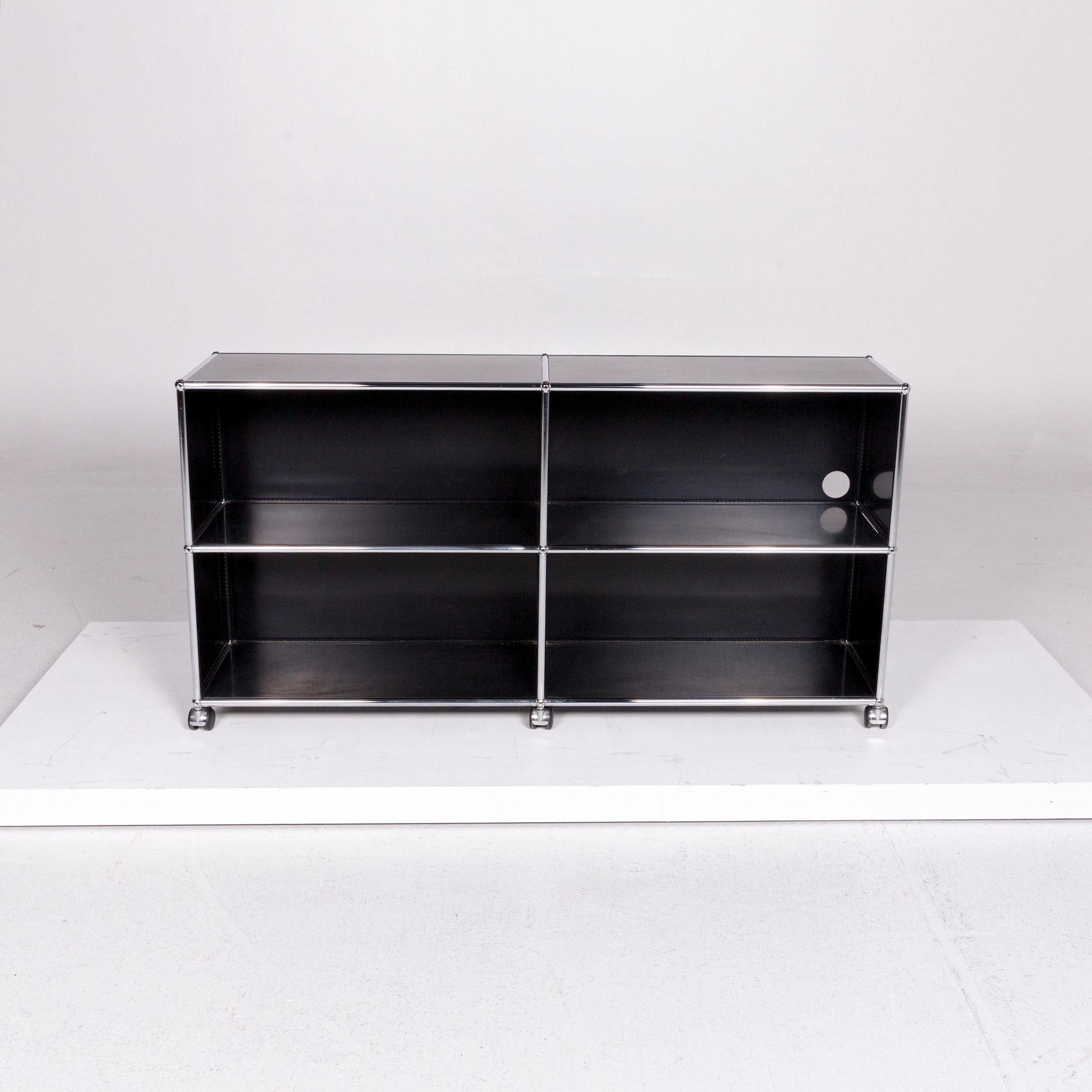 USM Haller Metal Sideboard Anthracite Shelf Office Furniture 1