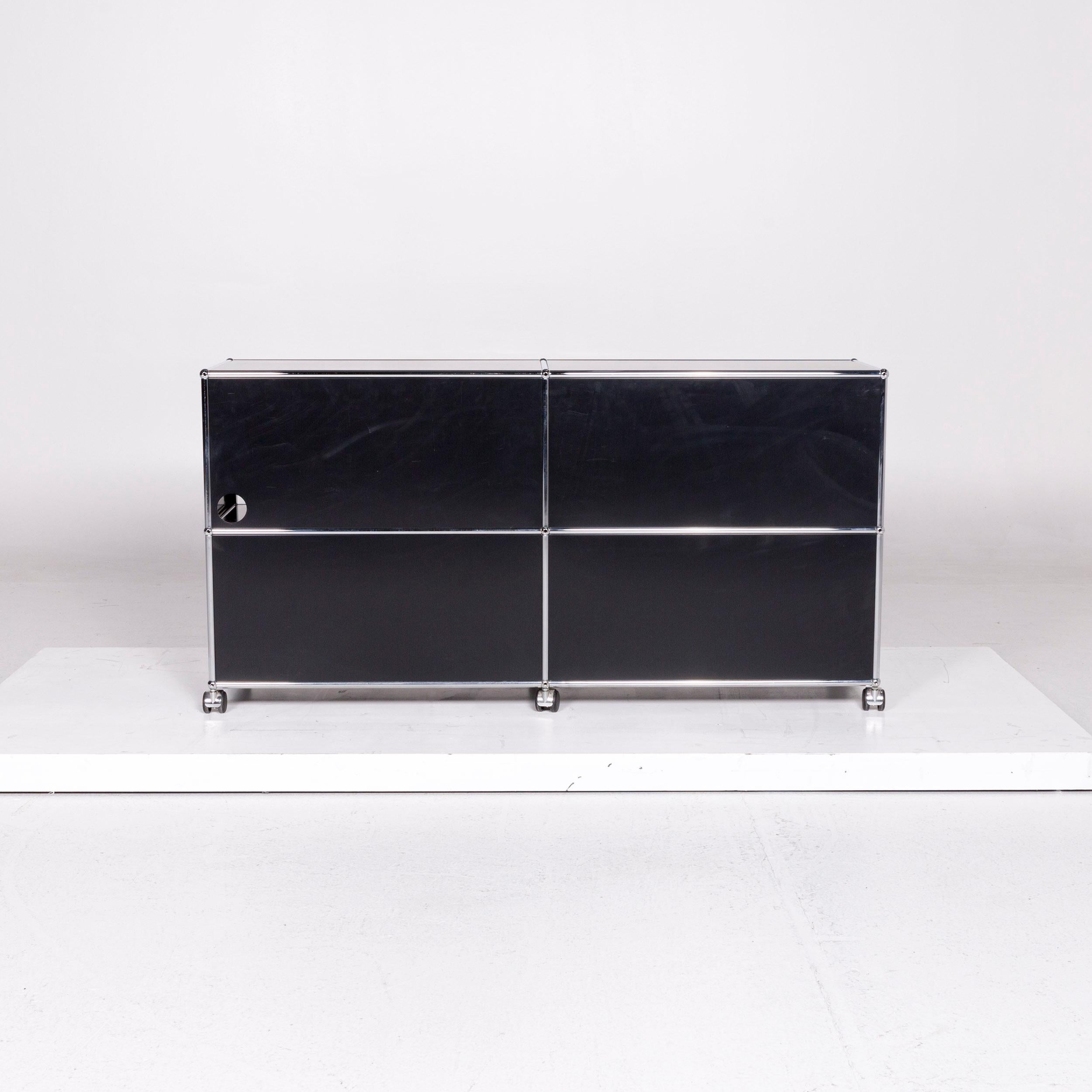 USM Haller Metal Sideboard Anthracite Shelf Office Furniture 3