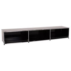 USM Haller Metal Sideboard Black Office Furniture Shelf Lowboard Modular