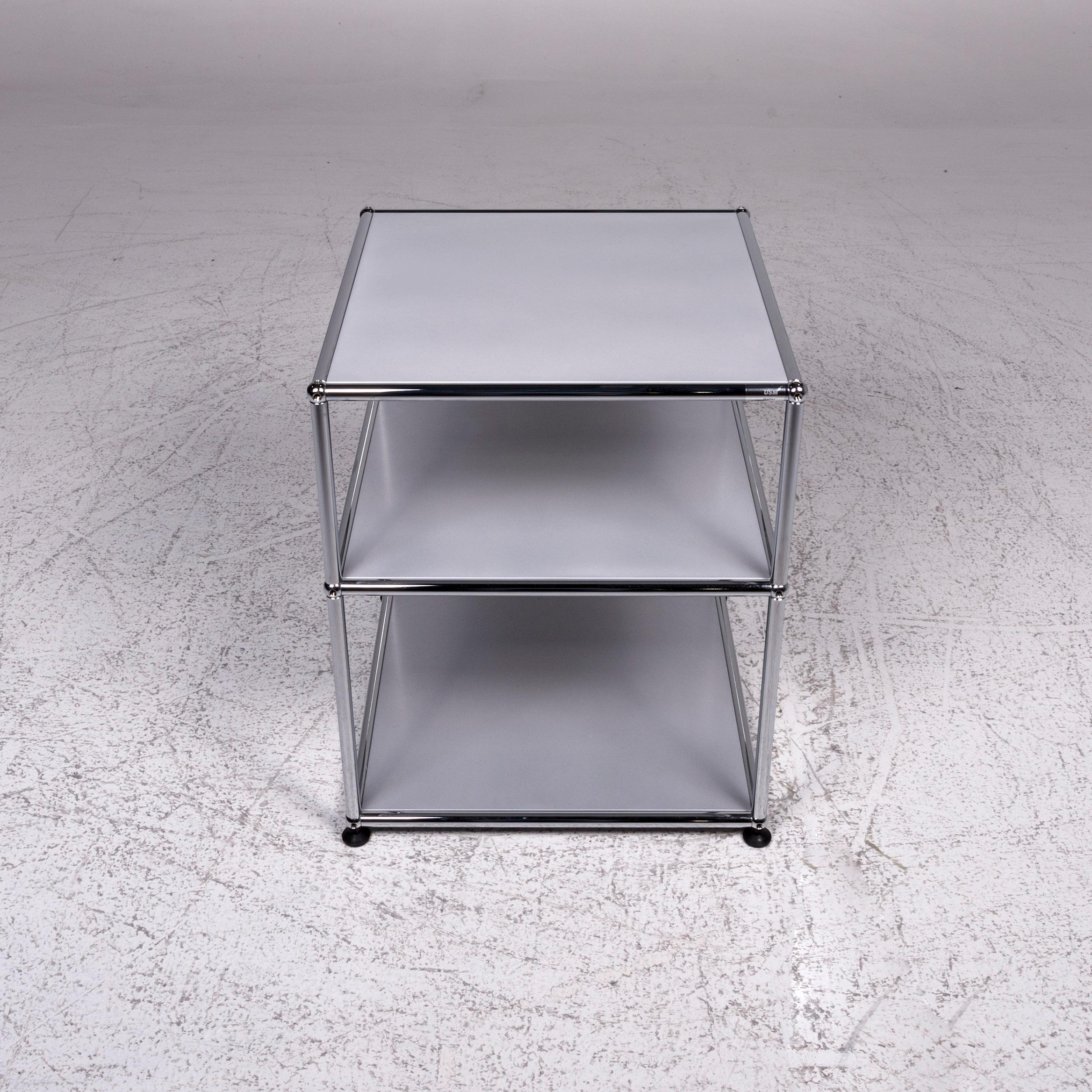 USM Haller Metal Sideboard Gray Shelf For Sale 5