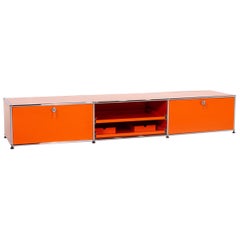 Usm Haller Metal Sideboard Orange Office Furniture Shelf Modular