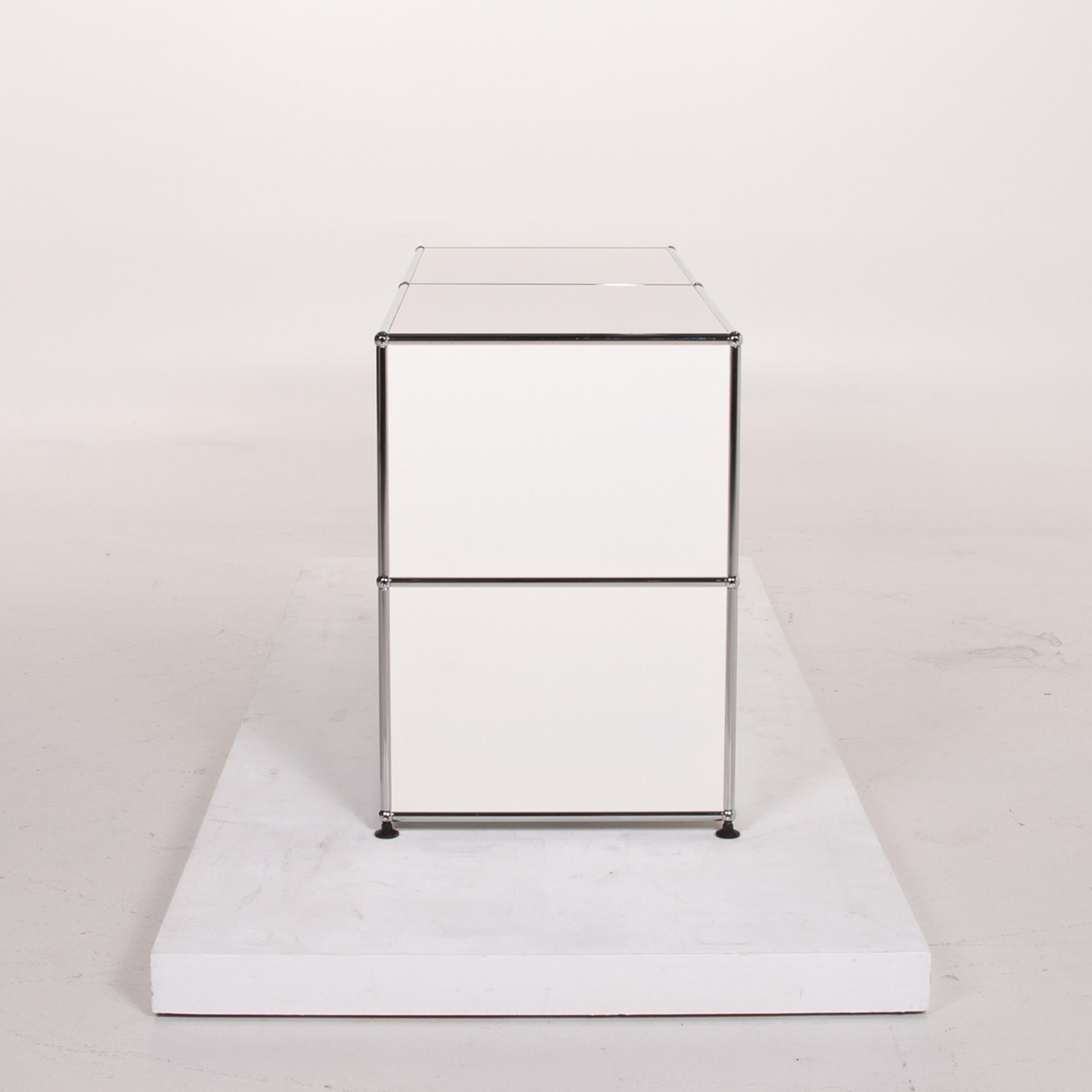 Usm Haller Metal Sideboard White Cabinet Office Furniture 4