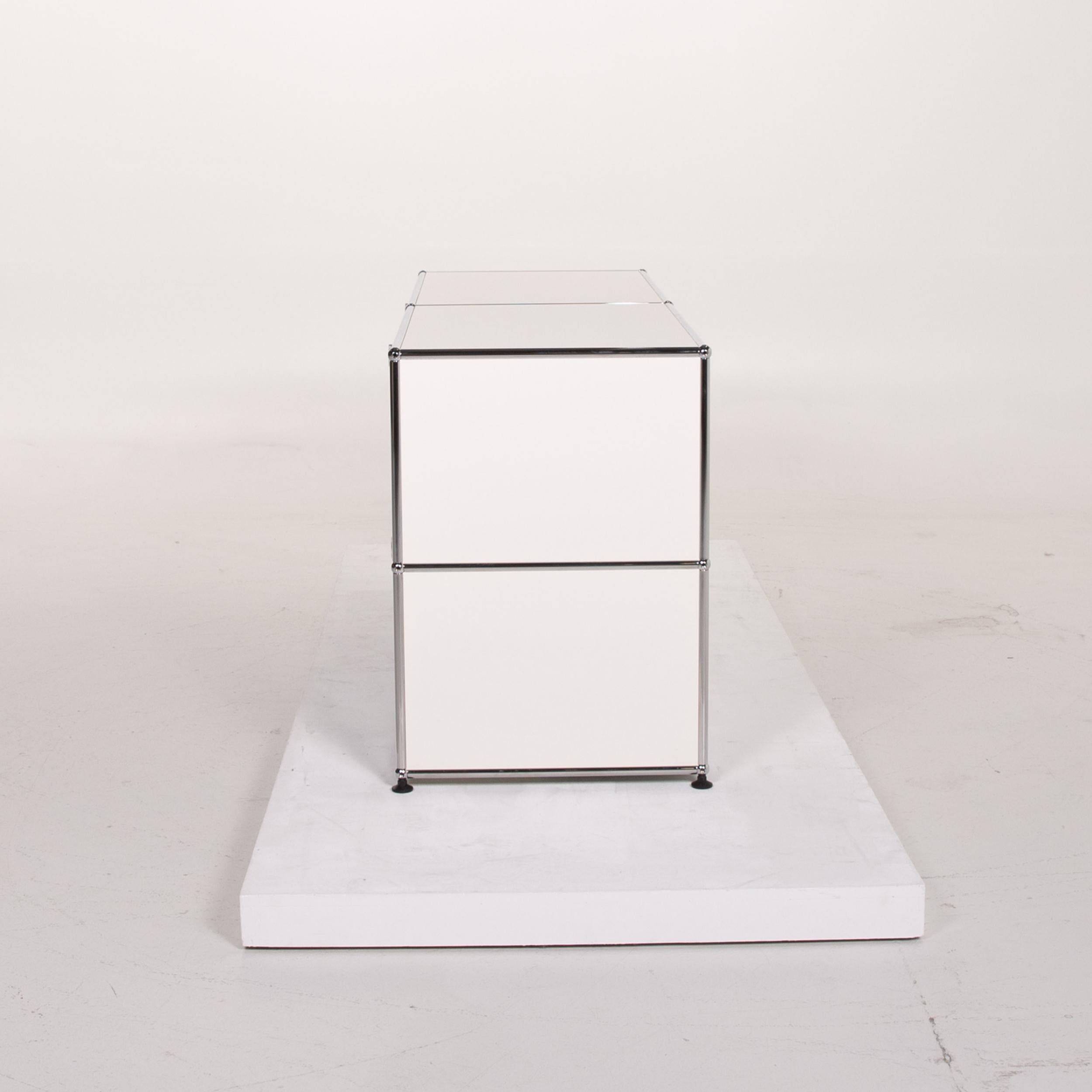 Usm Haller Metal Sideboard White Cabinet Office Furniture 6