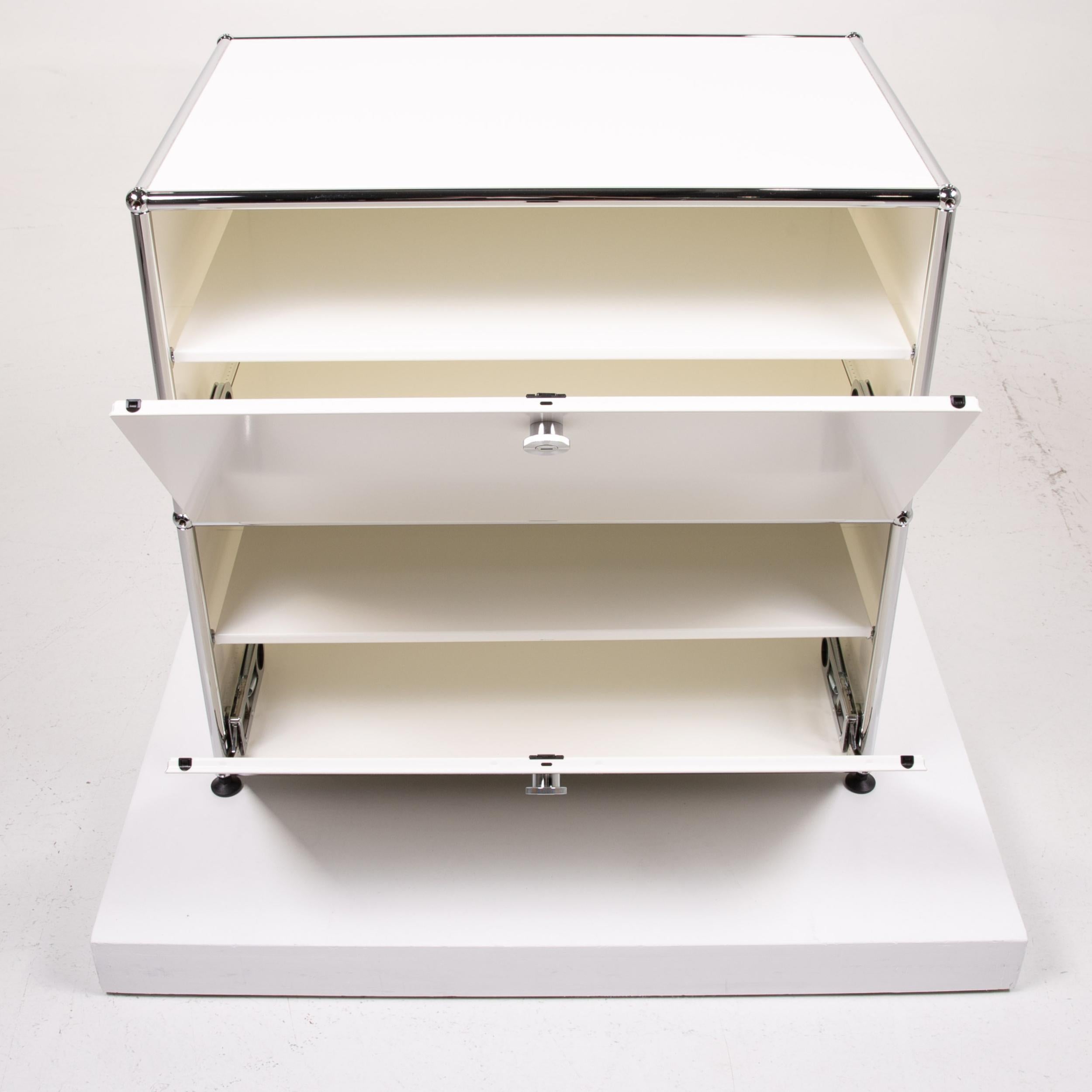 Usm Haller Metal Sideboard White Cabinet Office Furniture For Sale 1