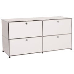 Usm Haller Metal Sideboard White Cabinet Office Furniture