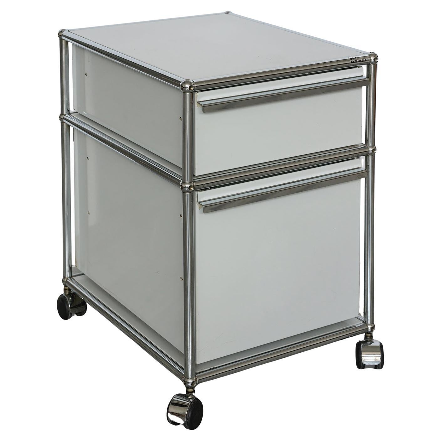 USM Haller mobile pedestal with drawers  by Fritz Haller & Paul Schärer.