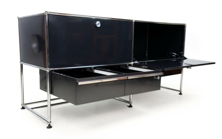 USM Haller Office System Sideboard Cabinet For Sale at 1stDibs
