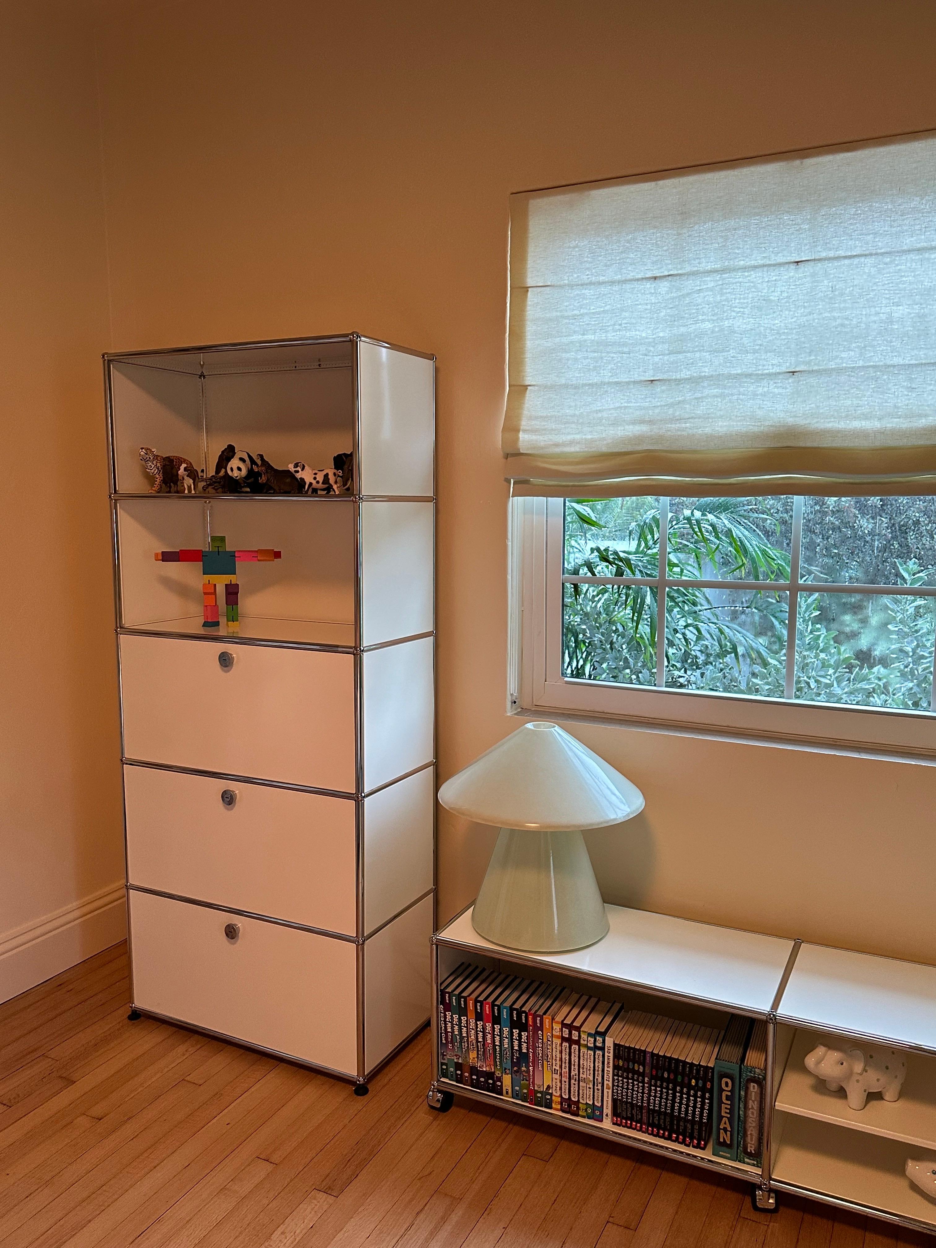USM Haller Shelving in Pure White in Stock 6