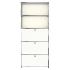 USM Haller Shelving in Pure White in Stock