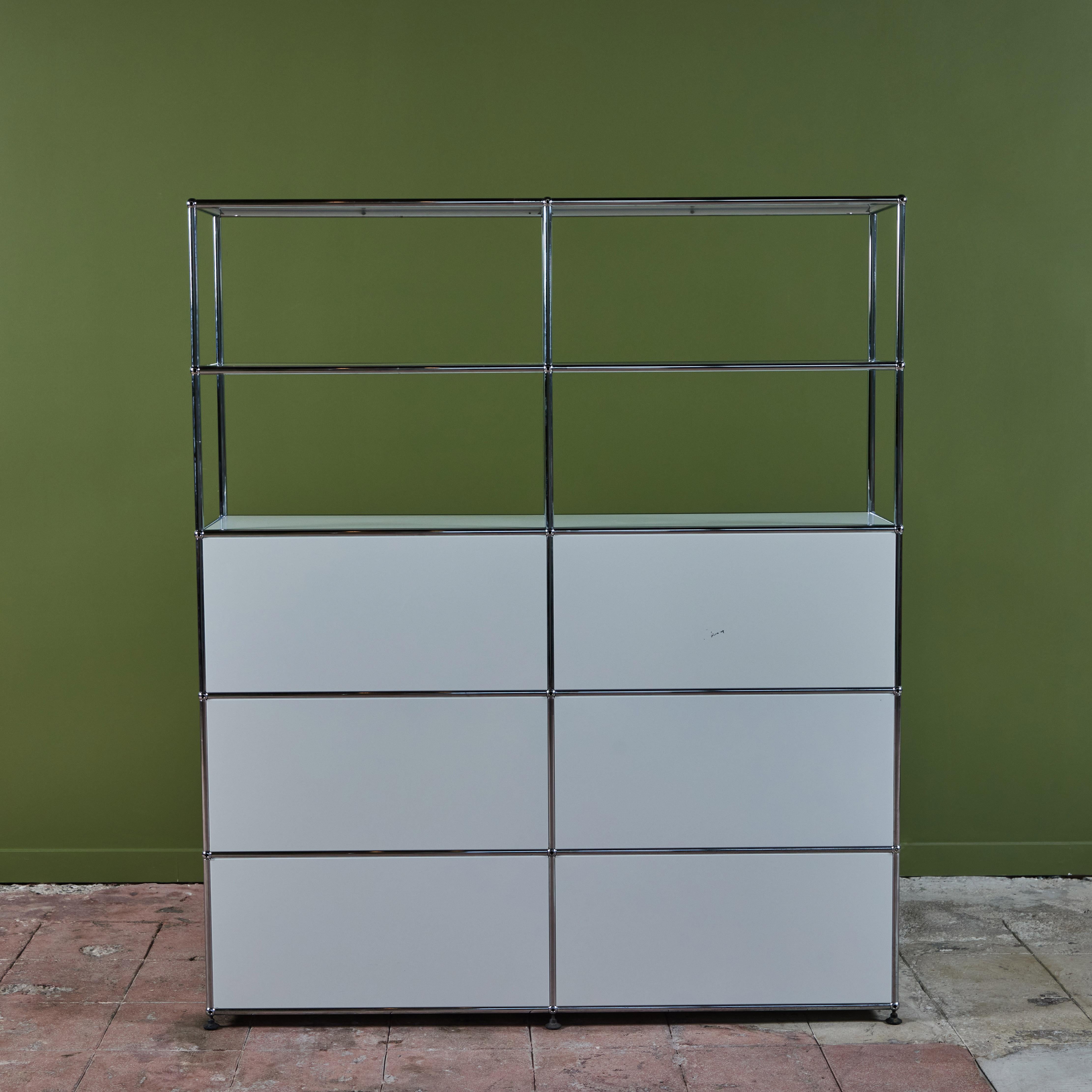 USM Haller Shelving Unit In Good Condition In Los Angeles, CA