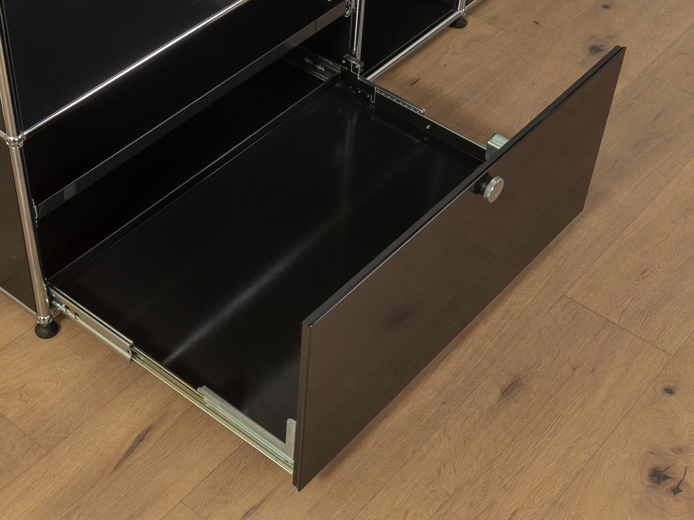 Stainless Steel USM Haller Sideboard, 1960s For Sale