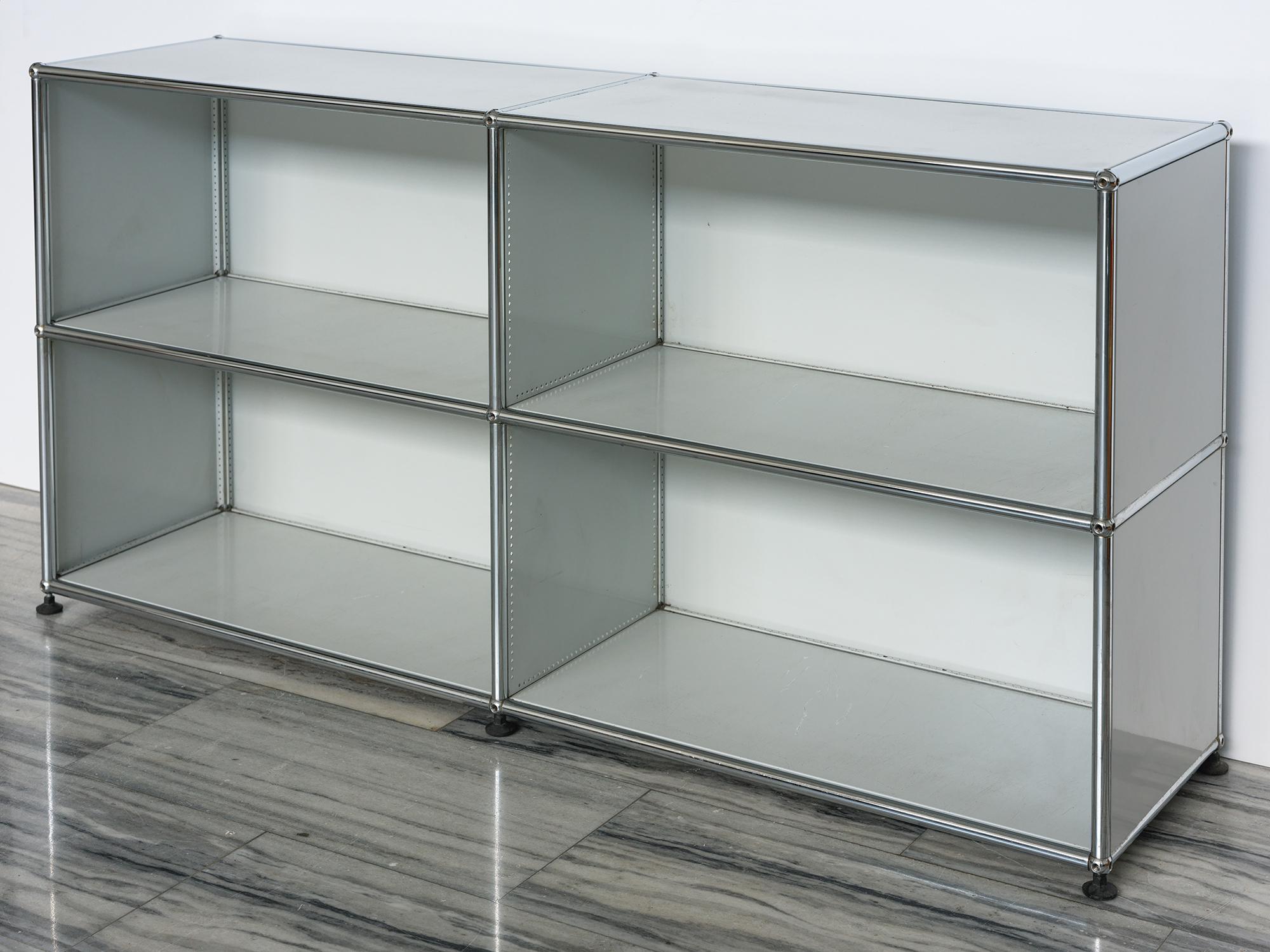 USM Haller sideboard by Fritz Haller & Paul Schärer.

USM takes its initials in 1885 from its founder, Ulrich Schärer, and Münsingen, the Swiss village where he was born.
Once the new USM factory was opened, Paul Schärer Jr. and Fritz Haller